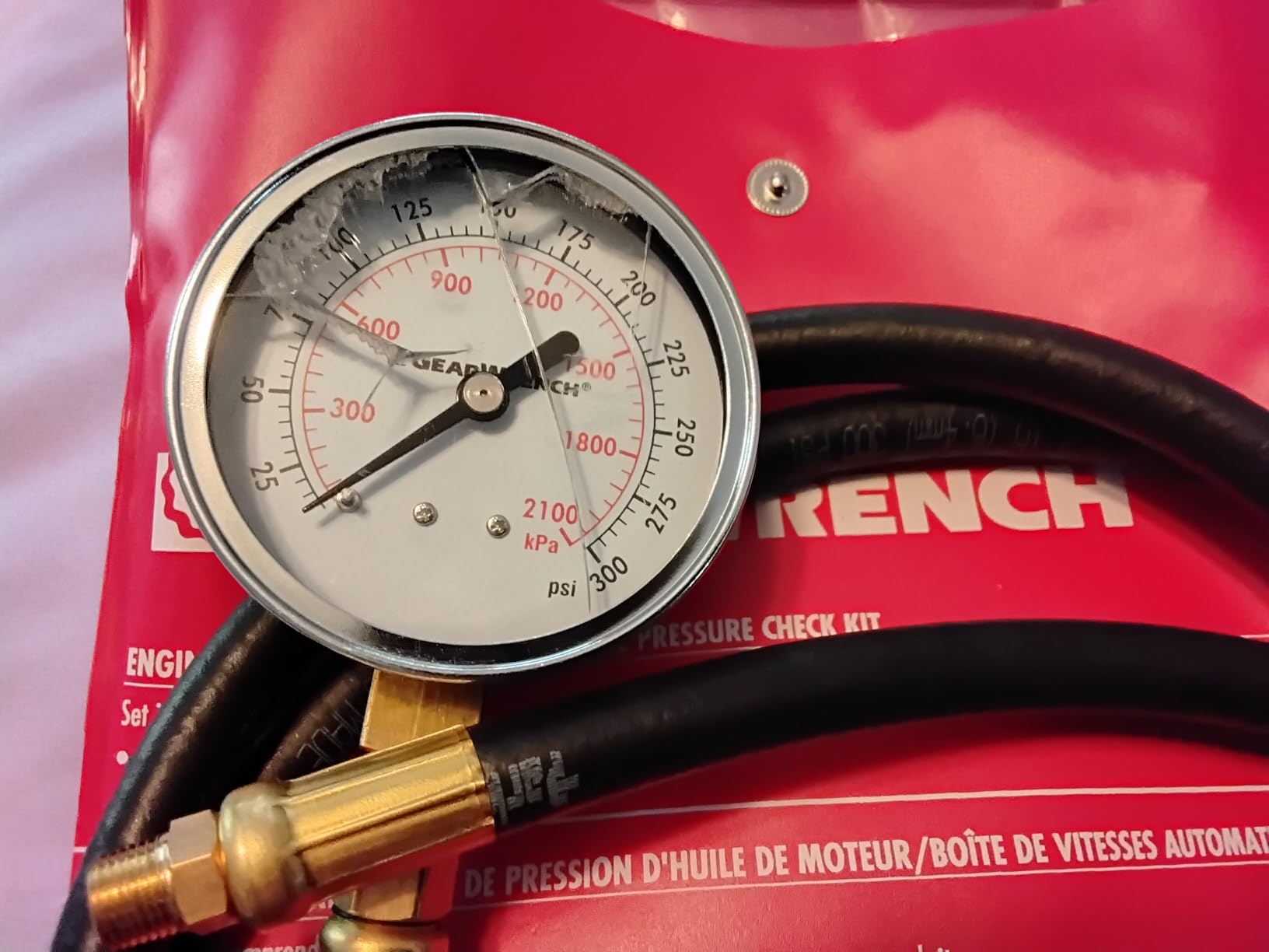 GEARWRENCH Engine/Automatic Transmission Oil Pressure Check Kit - 3343D customer photo 1