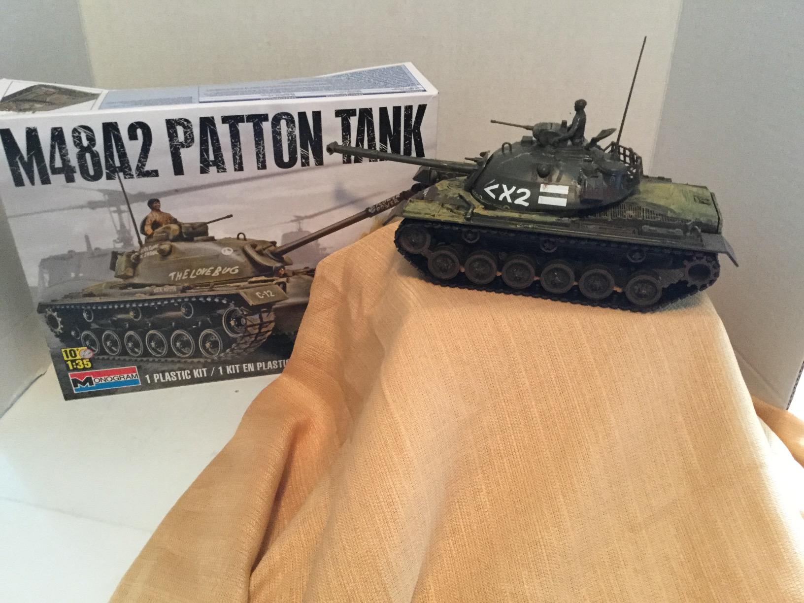 Revell 85-7853 M48A2 Patton Tank Model Kit 1:35 Scale 152-Piece Skill Level 4 Plastic Model Tank Building Kit customer photo 1