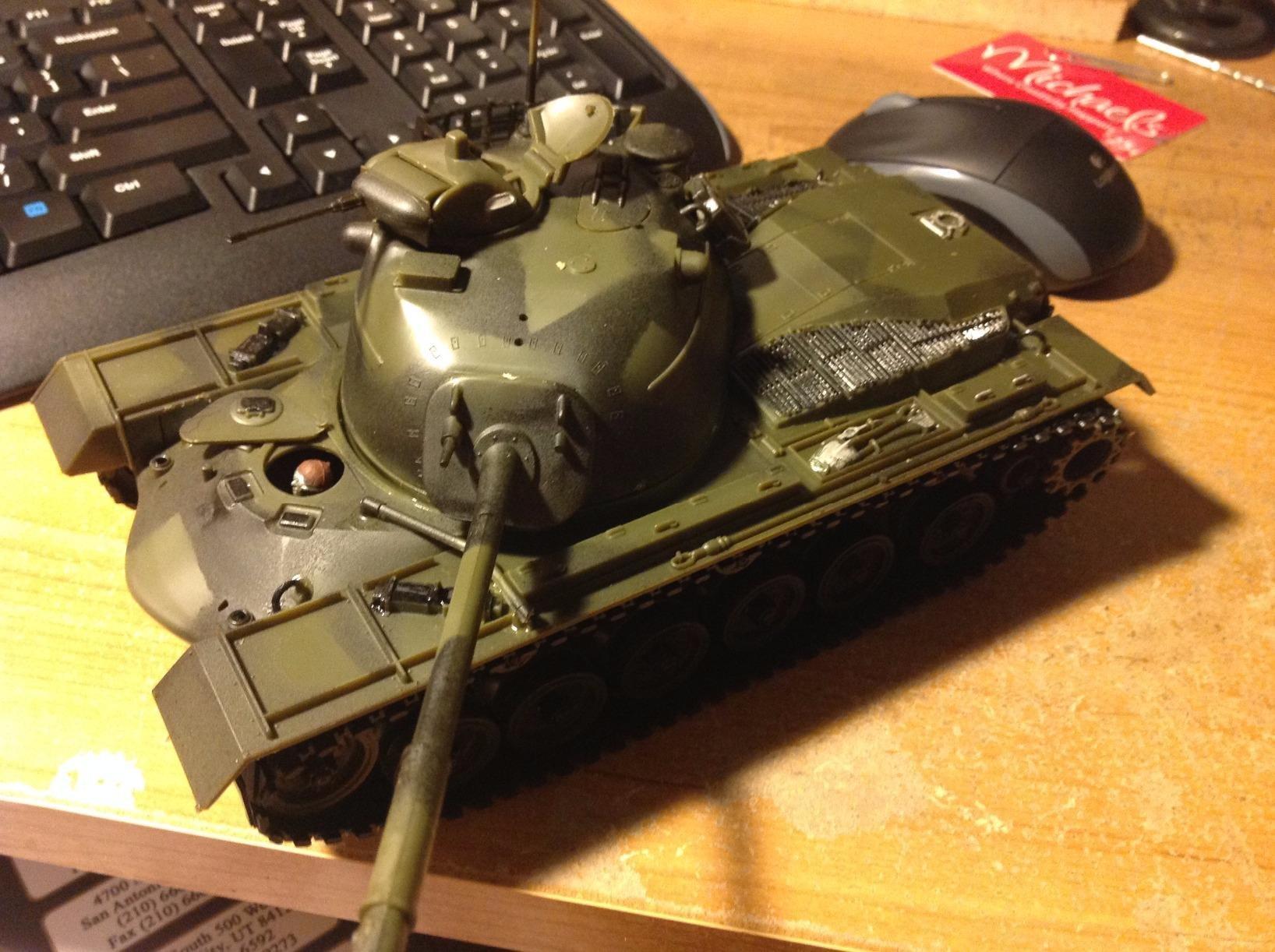 Revell 85-7853 M48A2 Patton Tank Model Kit 1:35 Scale 152-Piece Skill Level 4 Plastic Model Tank Building Kit customer photo 2