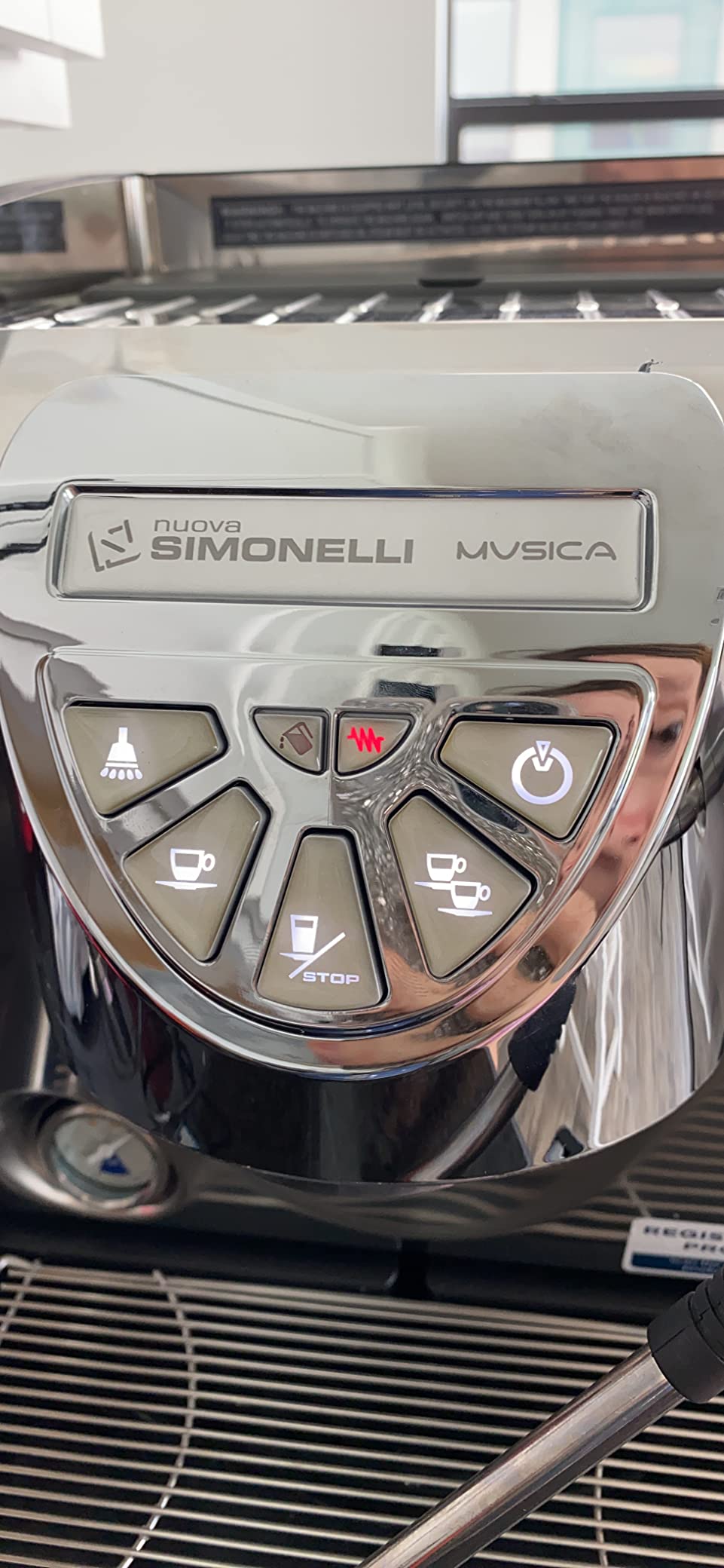 Nuova Simonelli Musica Stainless Steel Pour Over Espresso Machine w/ Black Lining customer photo 1