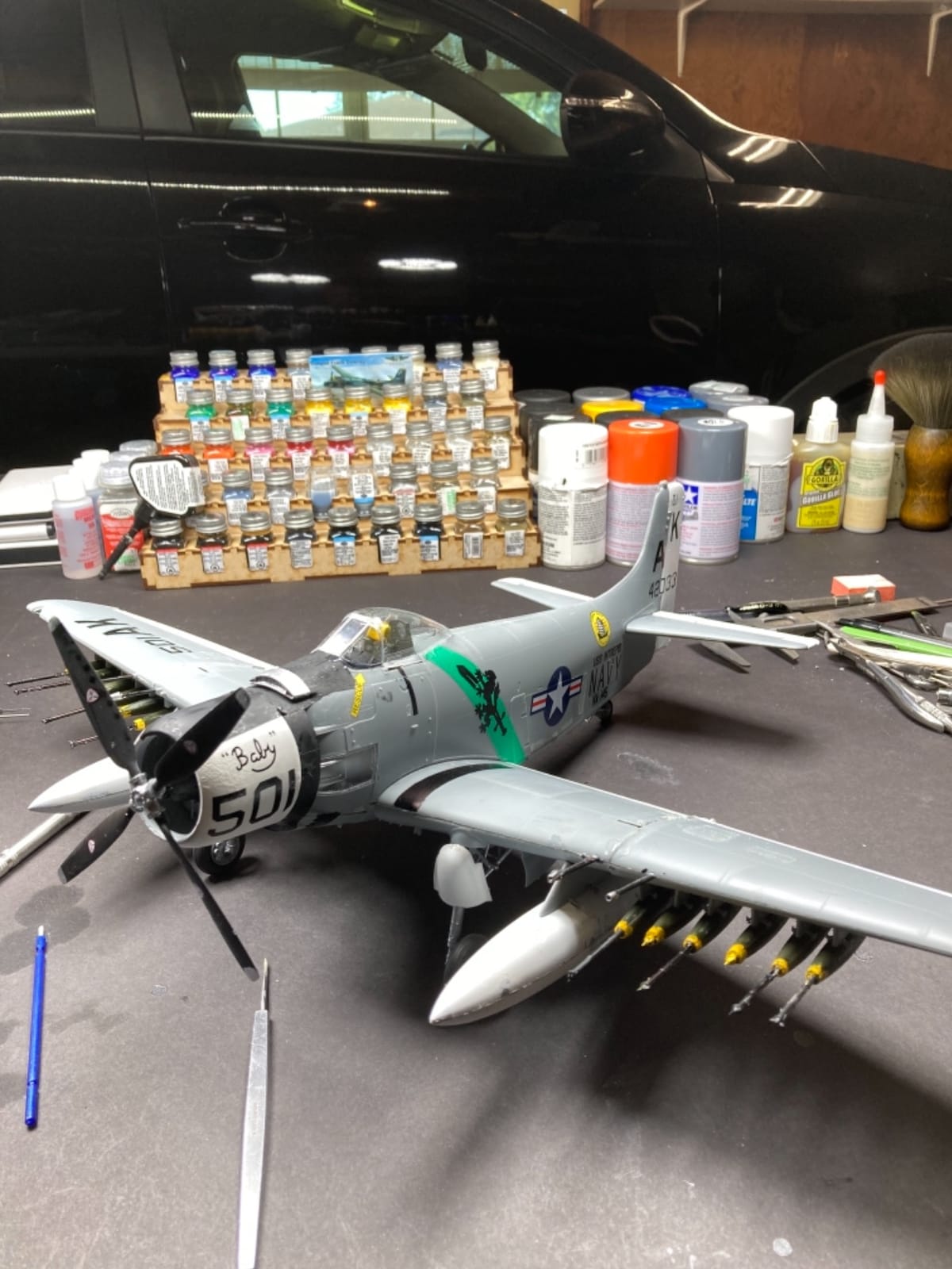 Trumpeter A1J AD7 Skyraider Aircraft Model Kit (1/32 Scale) customer photo 2