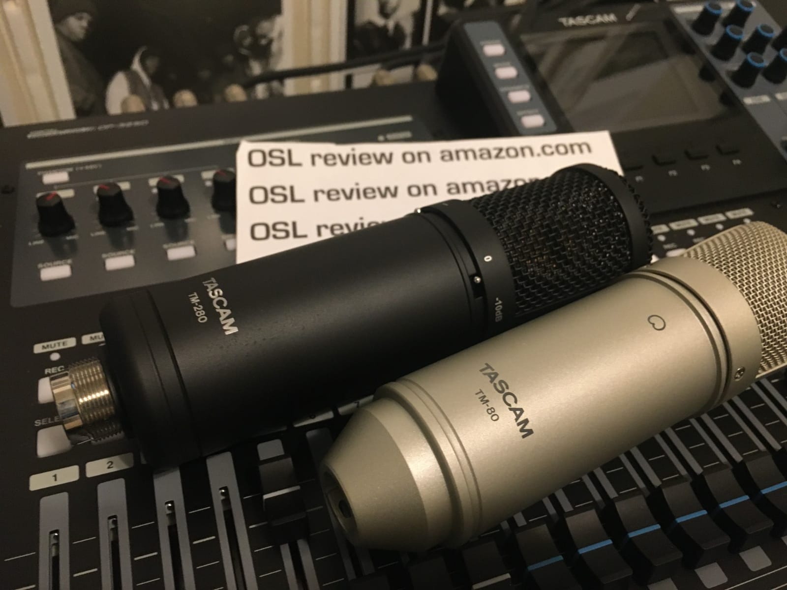 Tascam TM-80 Large Diaphagm Condenser Microphone,Silver customer photo 2
