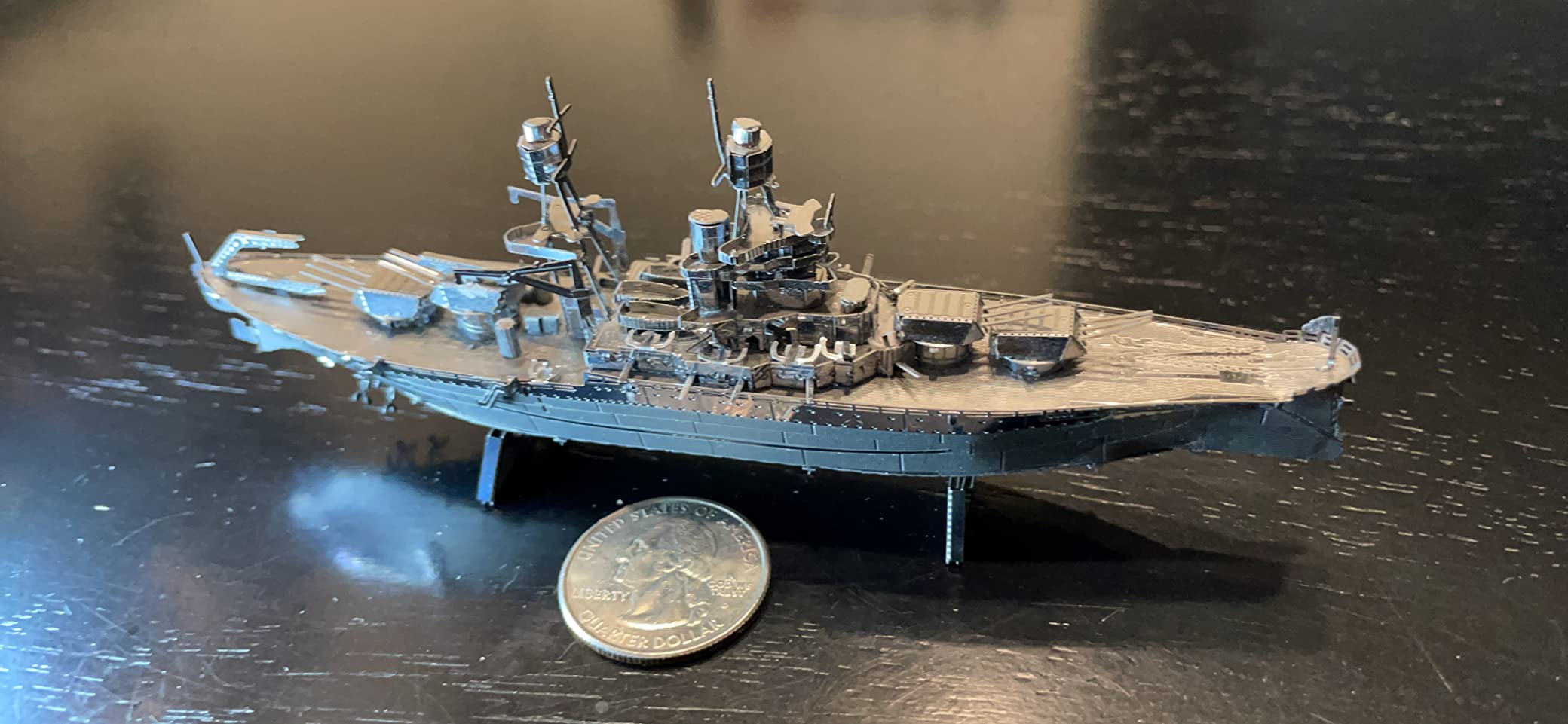 Metal Earth Military USS Arizona Ship 3D Metal Model Kit Fascinations customer photo 1