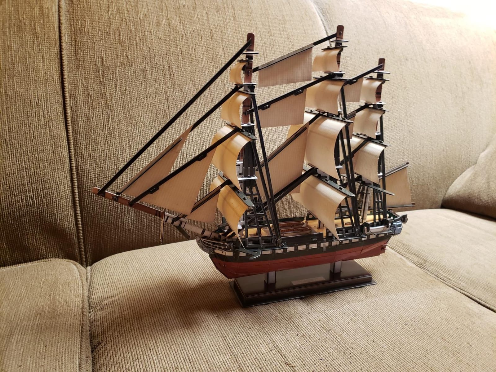 CubicFun 3D Ship Puzzles for USS Constitution Sailing Boat Models for Adults and Teens Toys, 193 Pieces customer photo 2