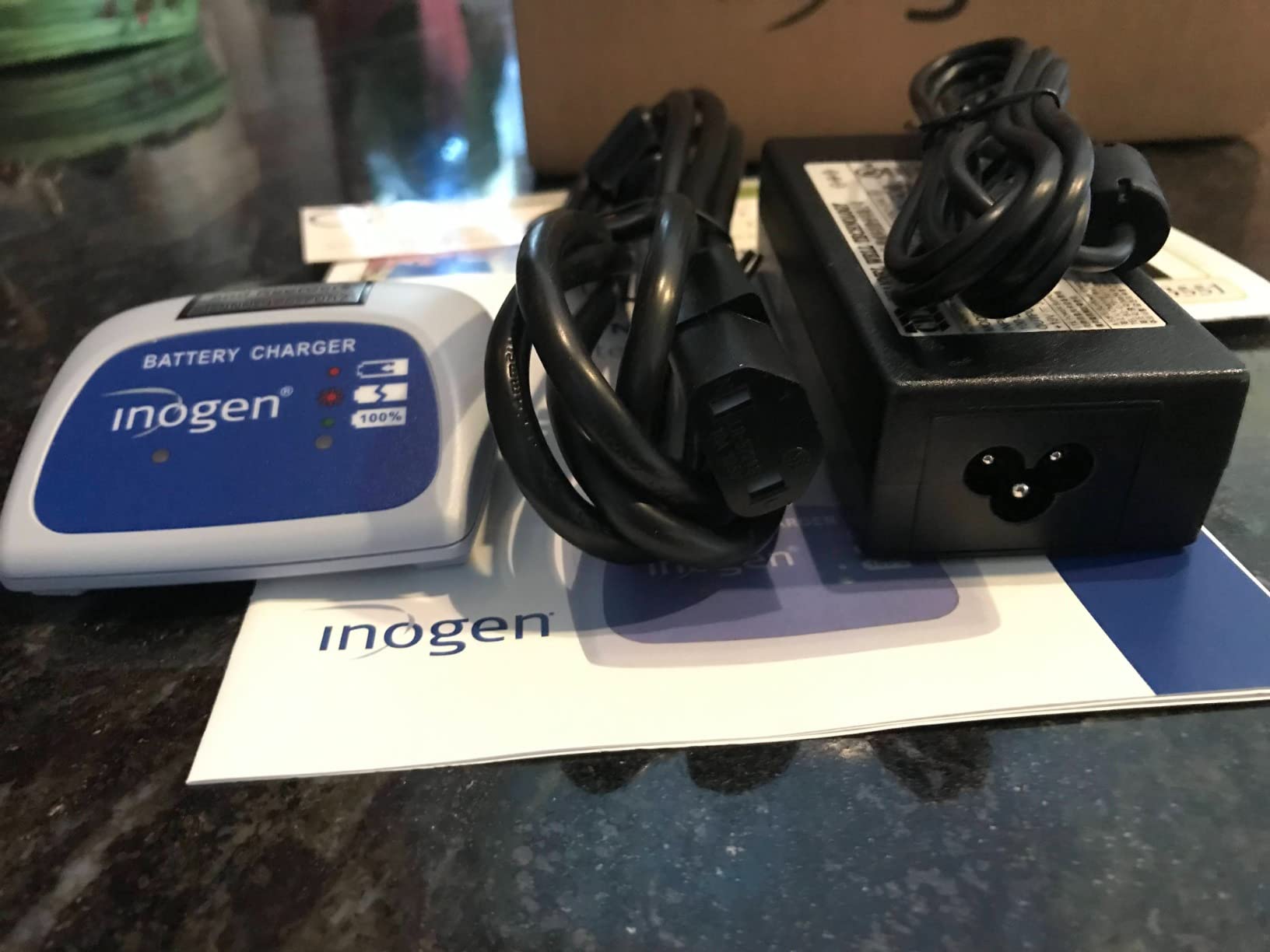 Inogen External Battery Charger - for Rove 4 and Inogen One G4 - Portable Oxygen Device Battery Charger - 0.12 lbs. and 3.13 in. W x 2.75 in. L x 1 in. H customer photo 1