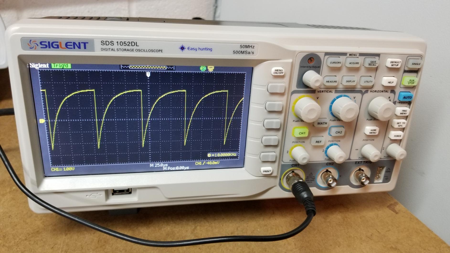 Siglent Technologies SDS1052DL+ 50 MHz Digital Storage Oscilloscope customer photo 2