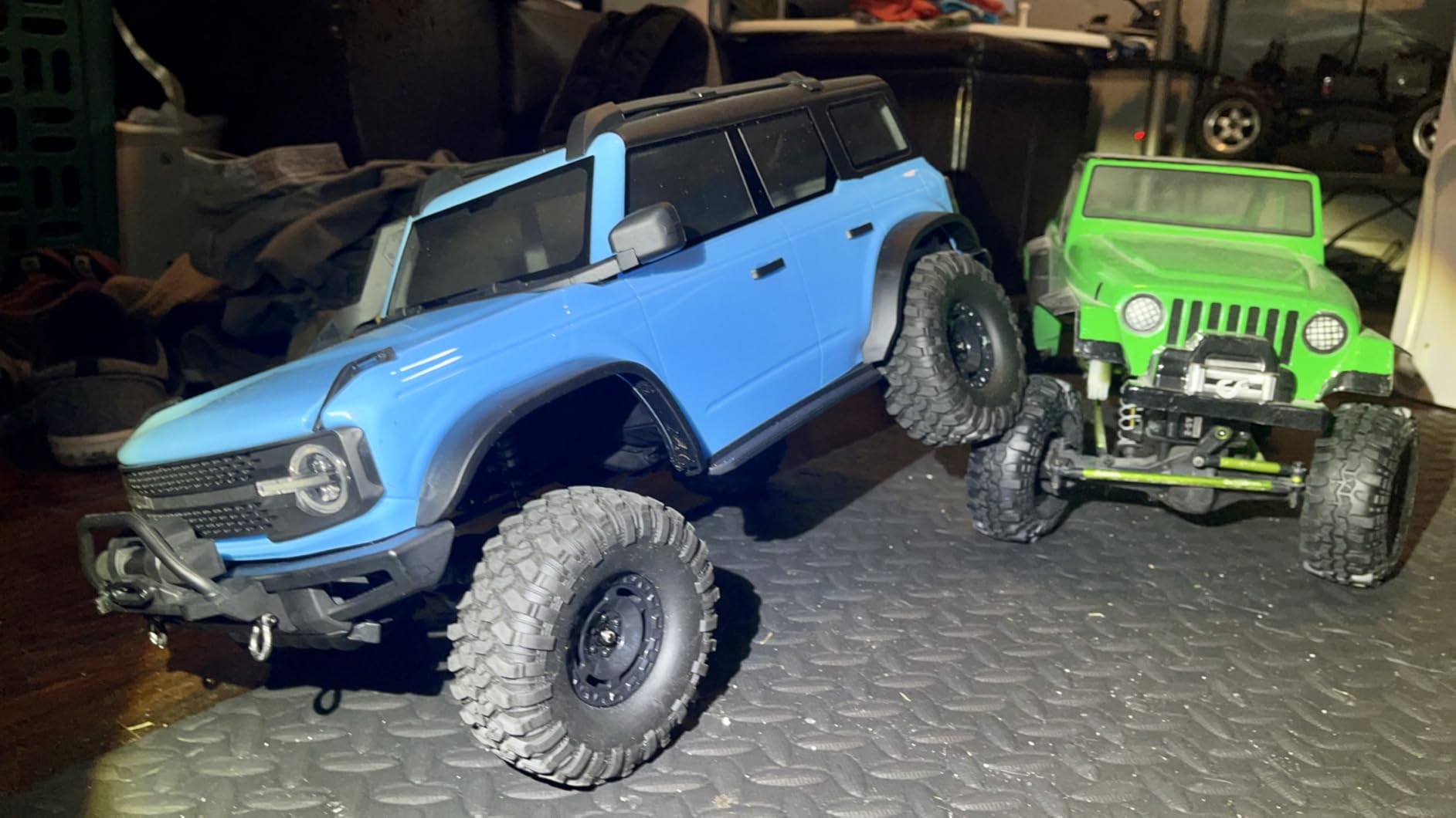 Goolsky 4Pcs AUSTAR AX-4020C 1.9 Inch 110mm 1/10 Rock Crawler Tires with Beadlock Wheel Rim for D90 SCX10 AXIAL RC4WD TF2 RC Car customer photo 2