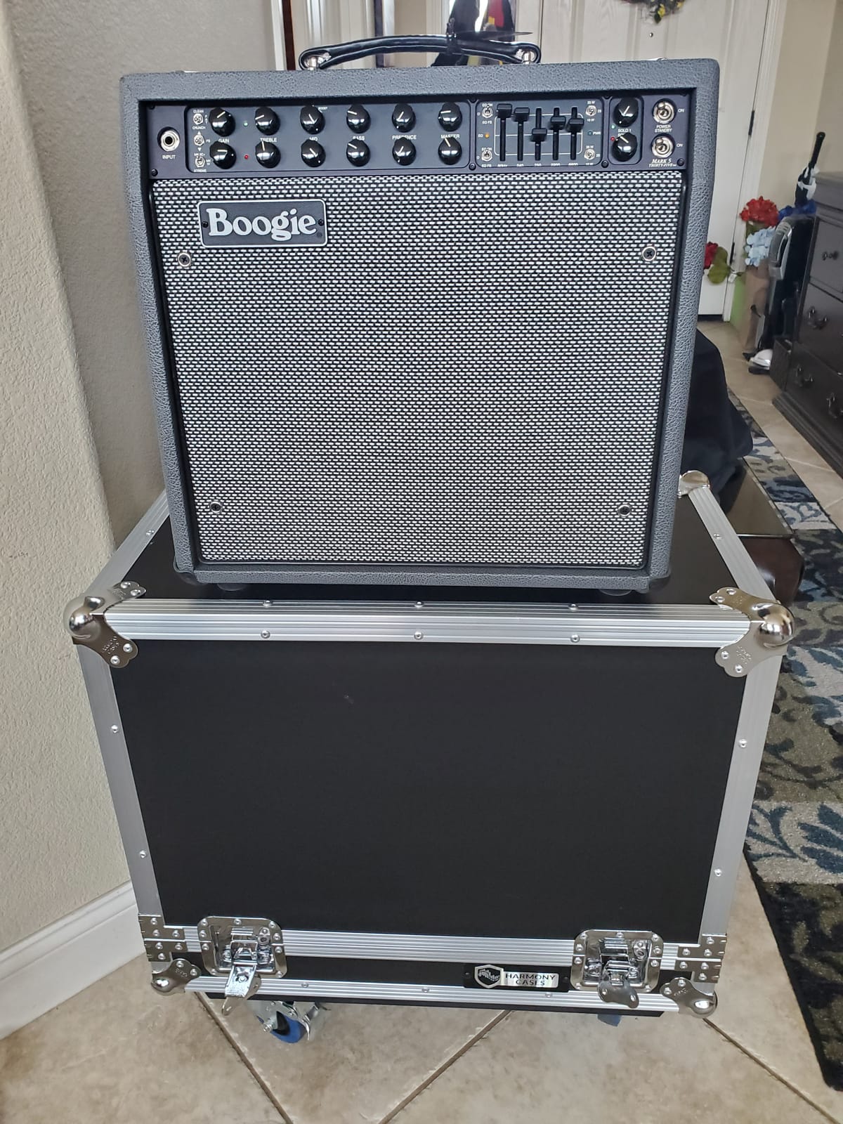 Harmony Audio Guitar Amp Flight Case 1x12 Combo Amplifier Rolling Road Case customer photo 1