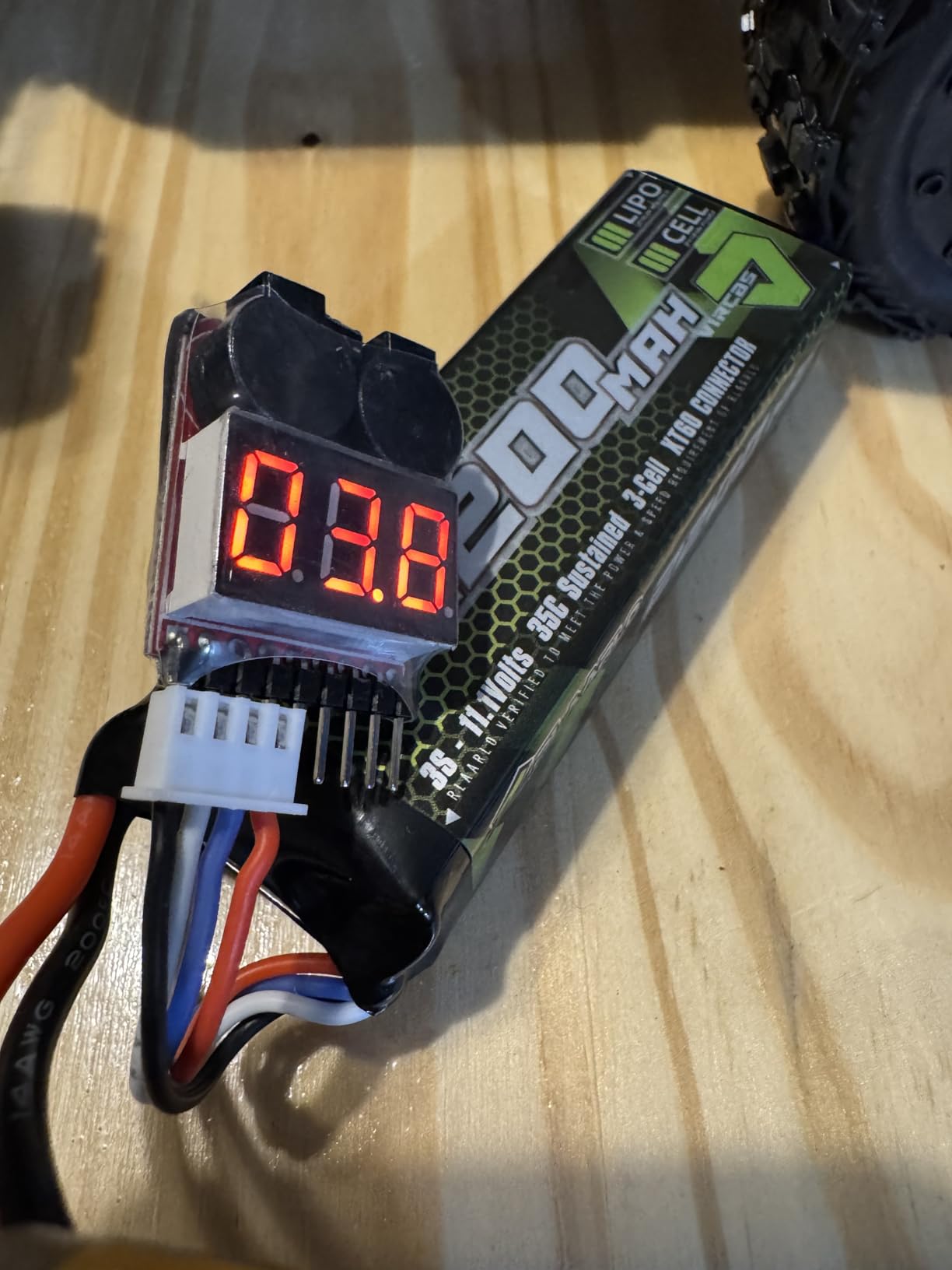 Lipo Battery Voltage Checker and Alarm, 2 Pack - LED Detector for 1S-8S Lithium Batteries 1655 customer photo 2