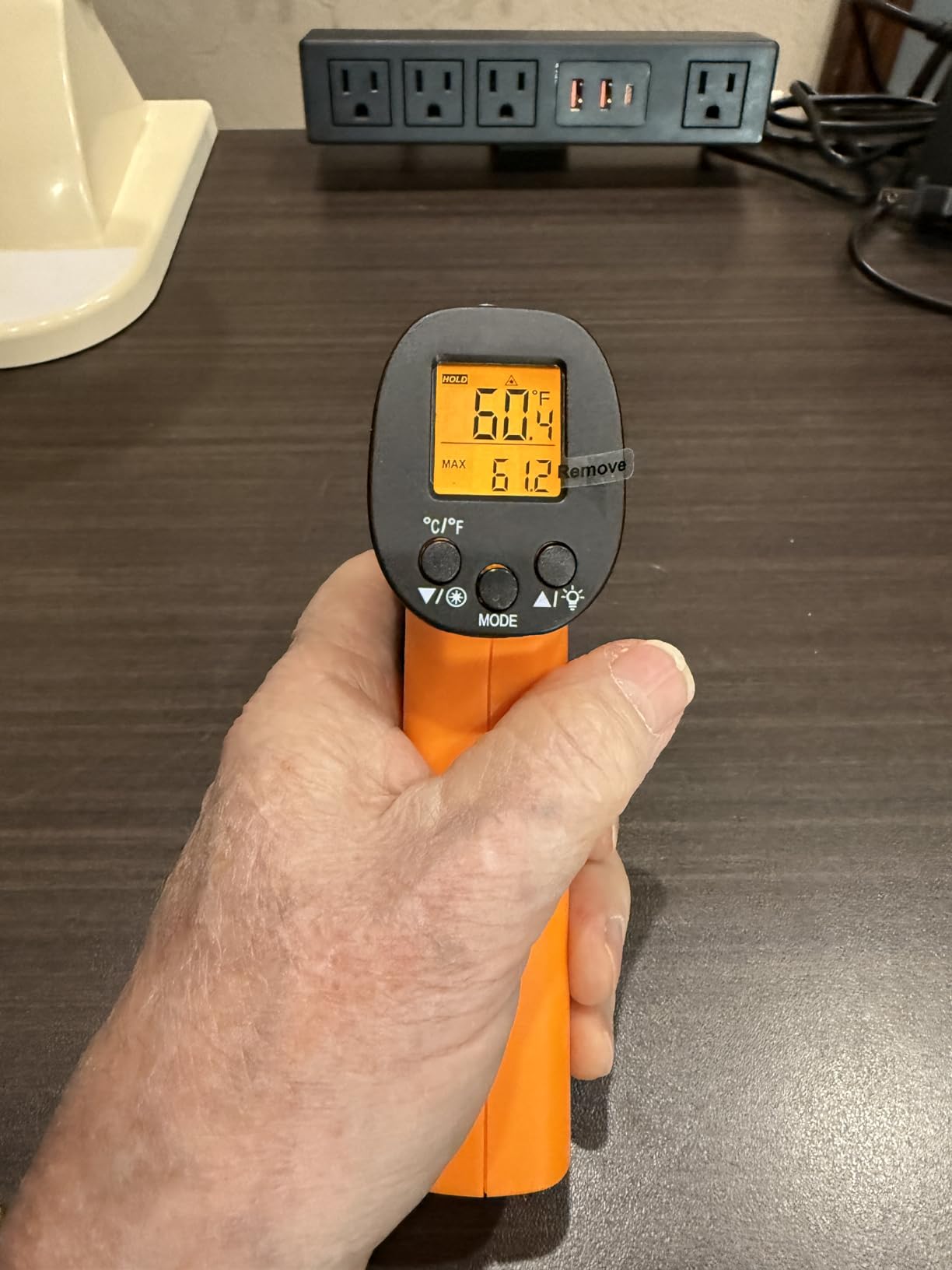 TempPro TempScan Infrared Thermometer Gun for Pizza Oven Griddle HVAC customer photo 2