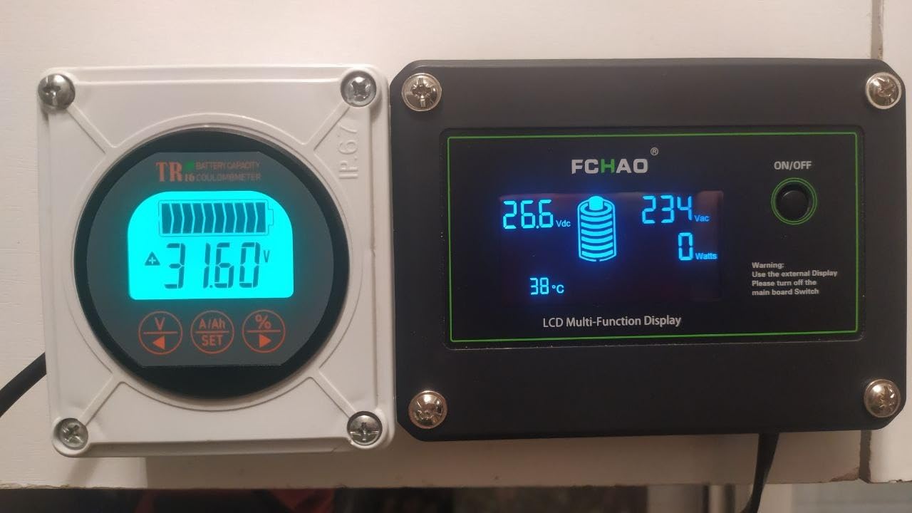 QWORK Battery Monitor Voltmeter Ammeter, Voltage Range 8V-80V and up to 500A, Voltage Current Meter with 13 ft Custom Cable customer photo 2