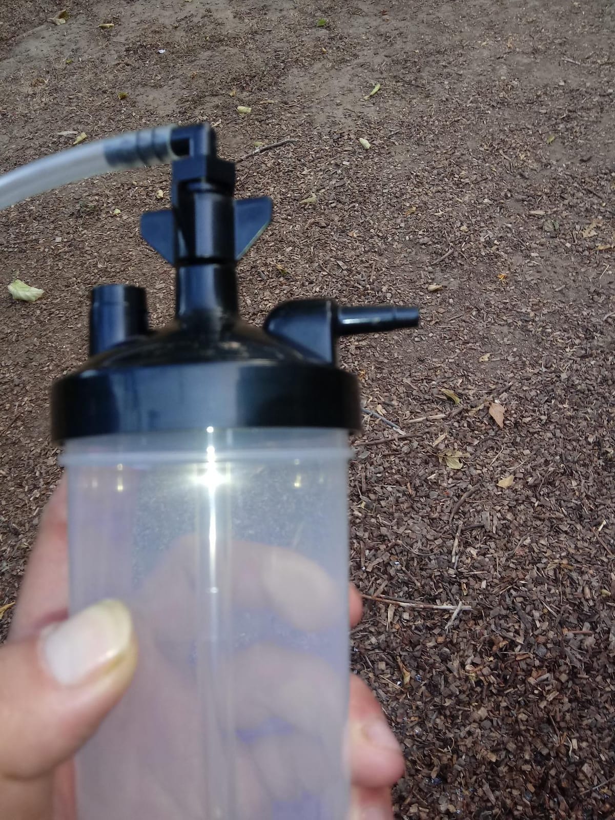 Humidifier Bottle and Tubing Connector Elbow 12