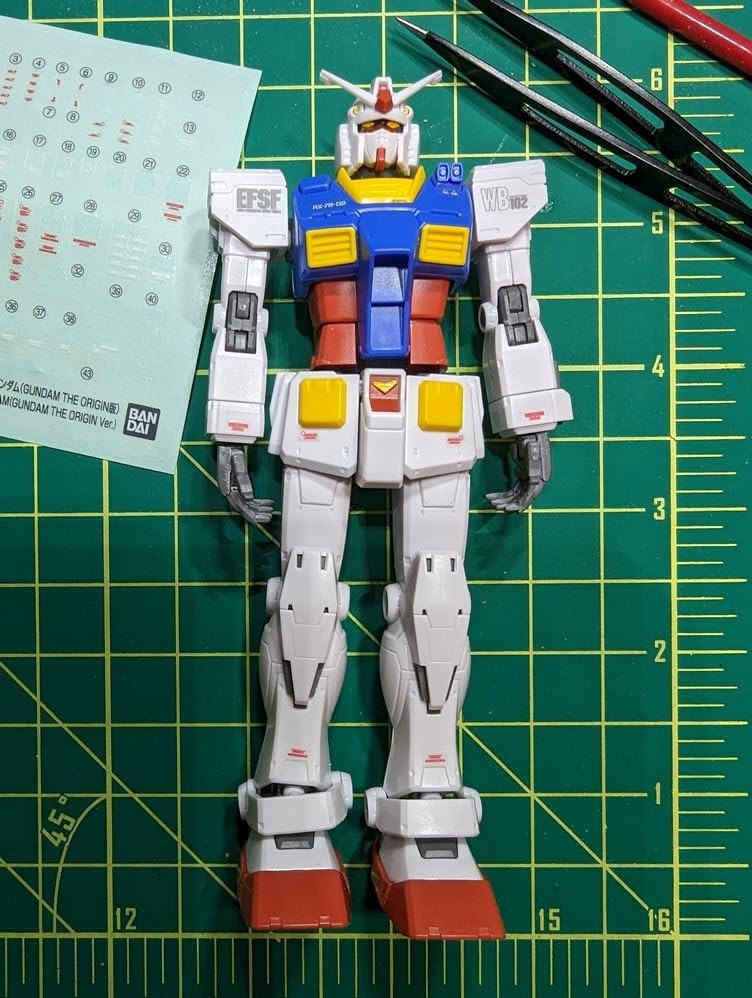 Bandai Hobby - Gundam The Origin - #26 RX-78-02 Gundam (The Origin Ver.), Bandai Spirits HG 1/144 Model Kit customer photo 2