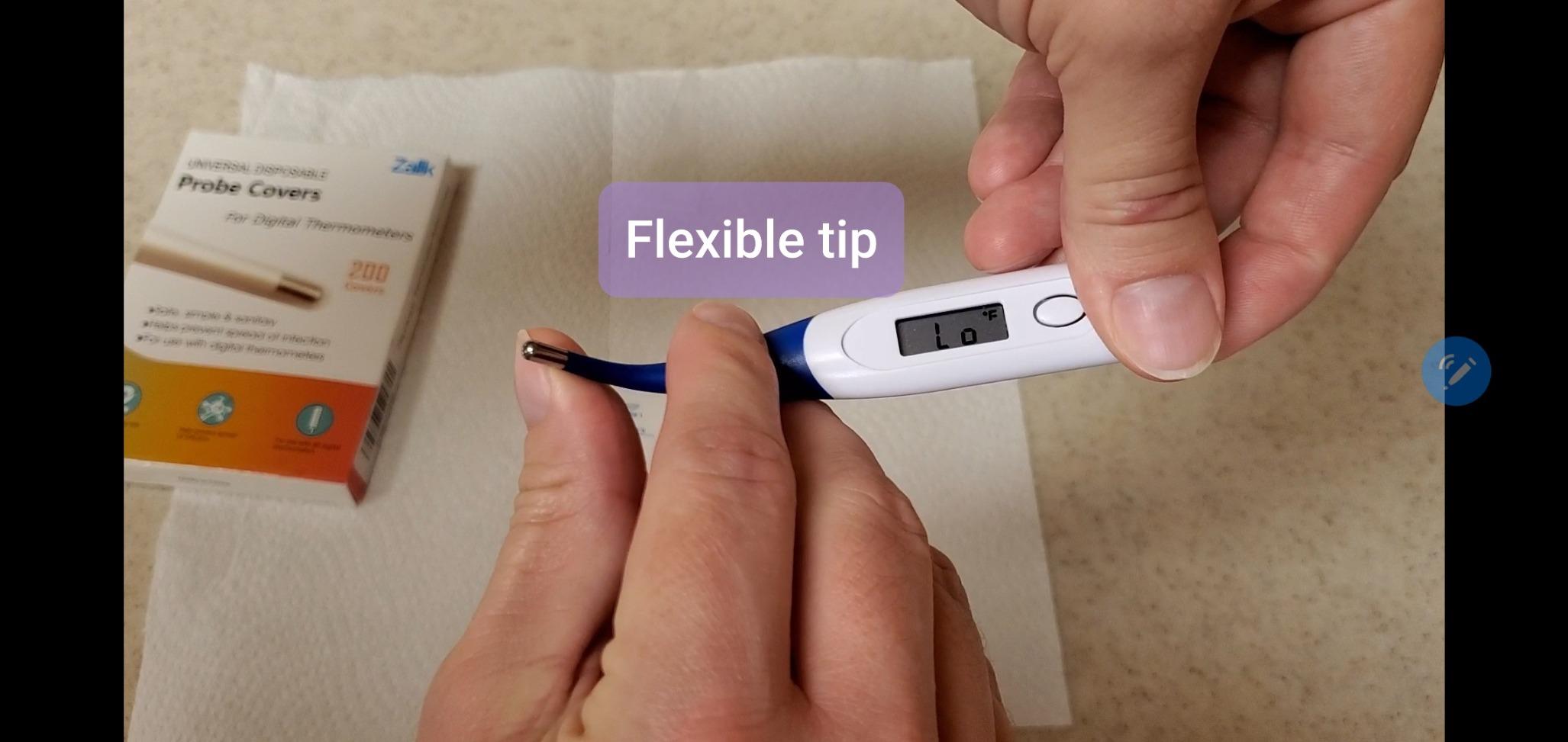 Boncare Digital Thermometer for Adults, Kids & Babies, Dark Blue customer photo 2