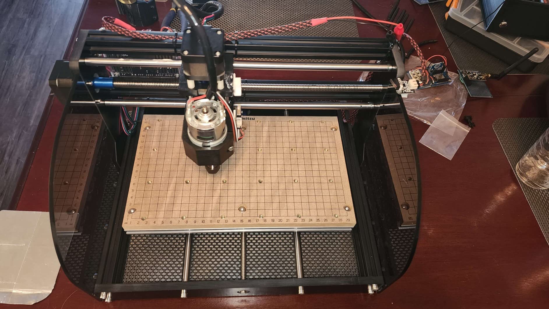 CNCTOPBAOS 3 Axis 3018-PRO-MAX CNC Router Desktop Milling Engraver Machine customer photo 1