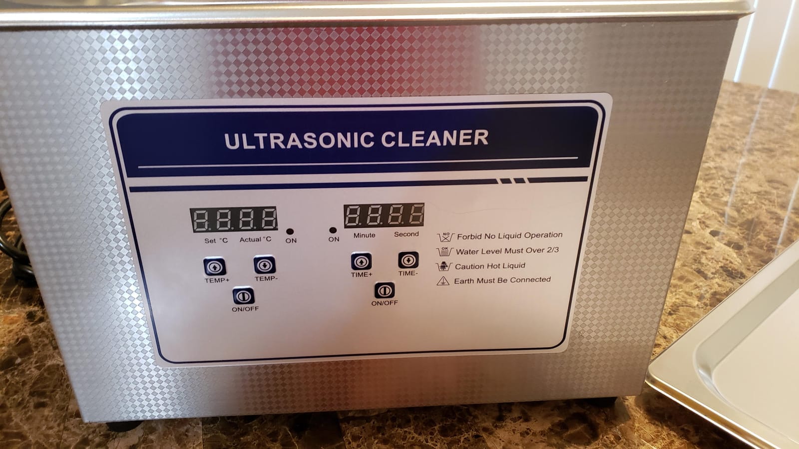 Anbull 30L/8Gal 600W Industrial Ultrasonic Cleaner Machine with 304 Stainless Steel and Digital Timer Heater for Wrench Tools Industrial Parts Mental Instrument Apparatus Cleaning customer photo 1