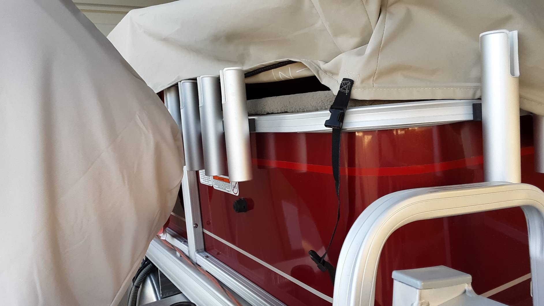 Aluminium Wall-Mounted Fishing Rod Holder for Boat, Garage & Marine - Holds Rods & Poles customer photo 1