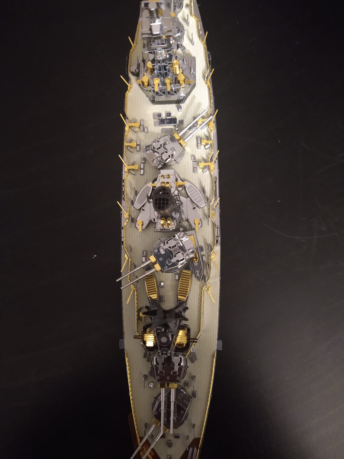 Piececool 3D Metal Puzzles for Teens, Russian Battlecruiser Pyotr Velikiy Battleship Model Kit, 3D Warship Models Building Puzzle for Adults DIY Toys, Birhtday Christmas Gift for Boys Men, 270 Pcs customer photo 1
