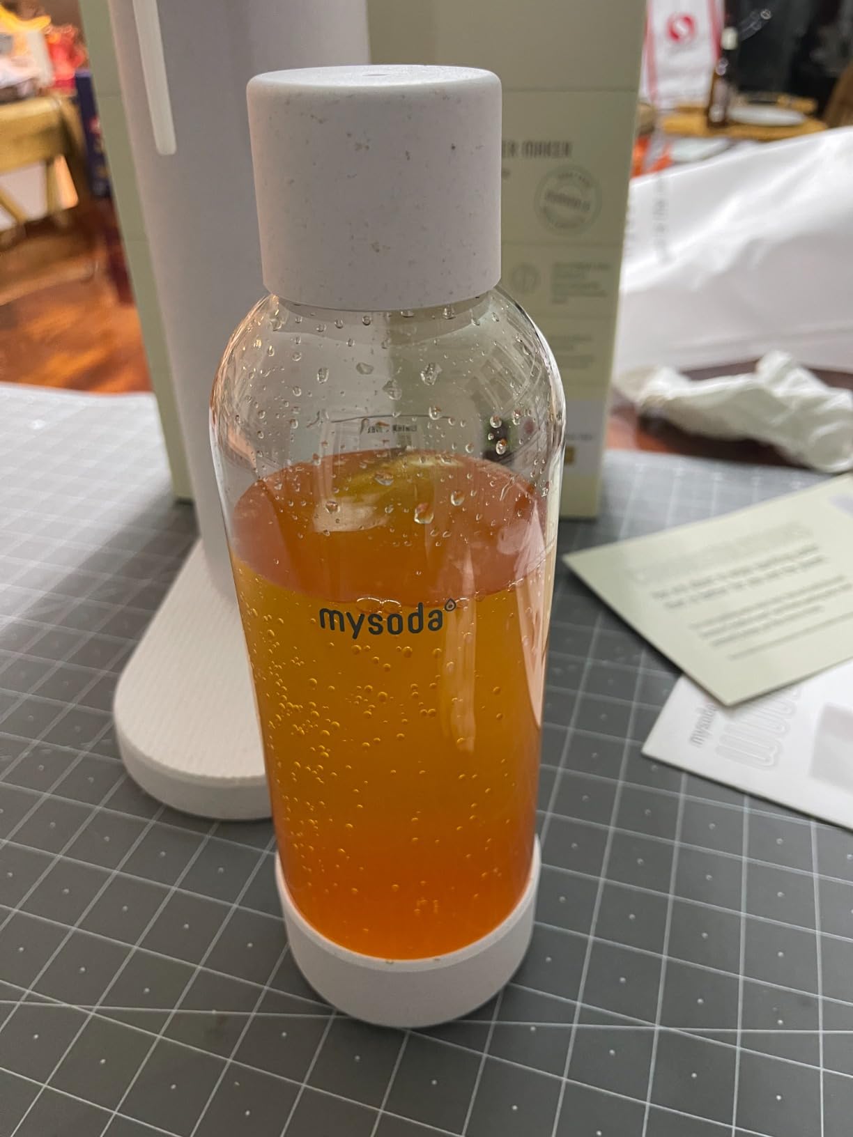 Mysoda Woody Sparkling Water Maker with 1L Bottle - Premium Quality - Black customer photo 2