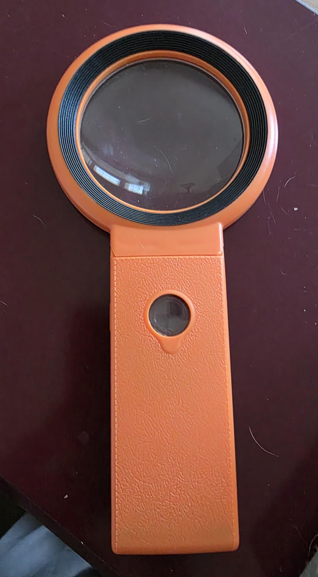 Magnifying Glass with Light and Stand, Foldable Magnifier for Reading customer photo 1