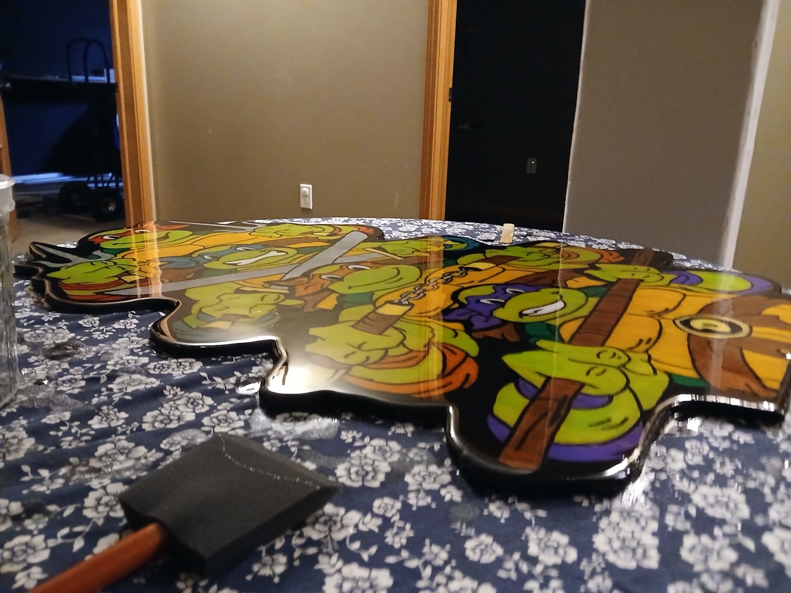 64OZ Epoxy Resin Kit, Clear Resin No Yellowing No Bubble for Molds & Craft customer photo 1