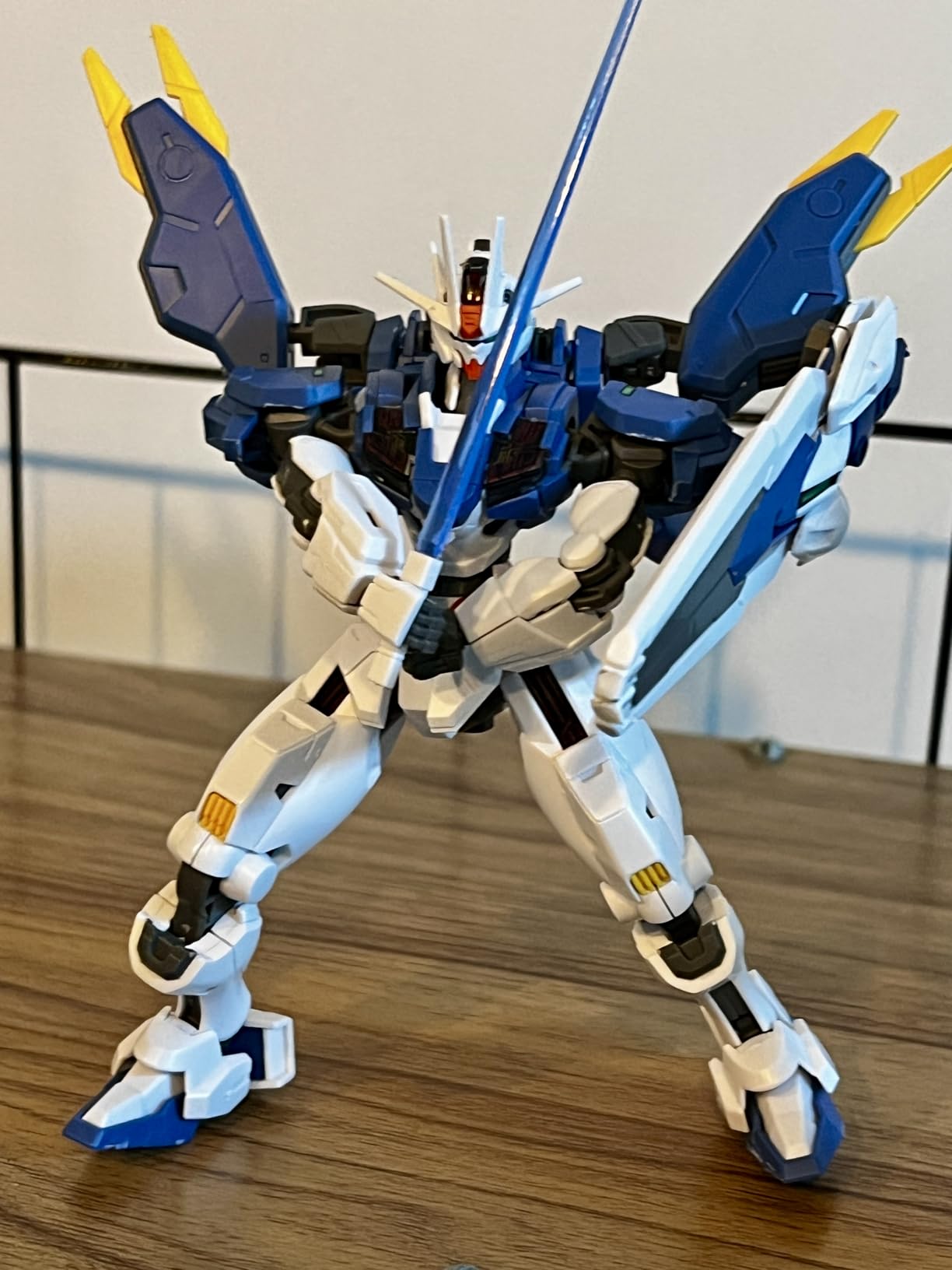 Bandai Hobby - Mobile Suit Gundam: The Witch from Mercury - #19 Gundam Aerial Rebuild, Bandai Spirits HG 1/144 Model Kit,Blue customer photo 1