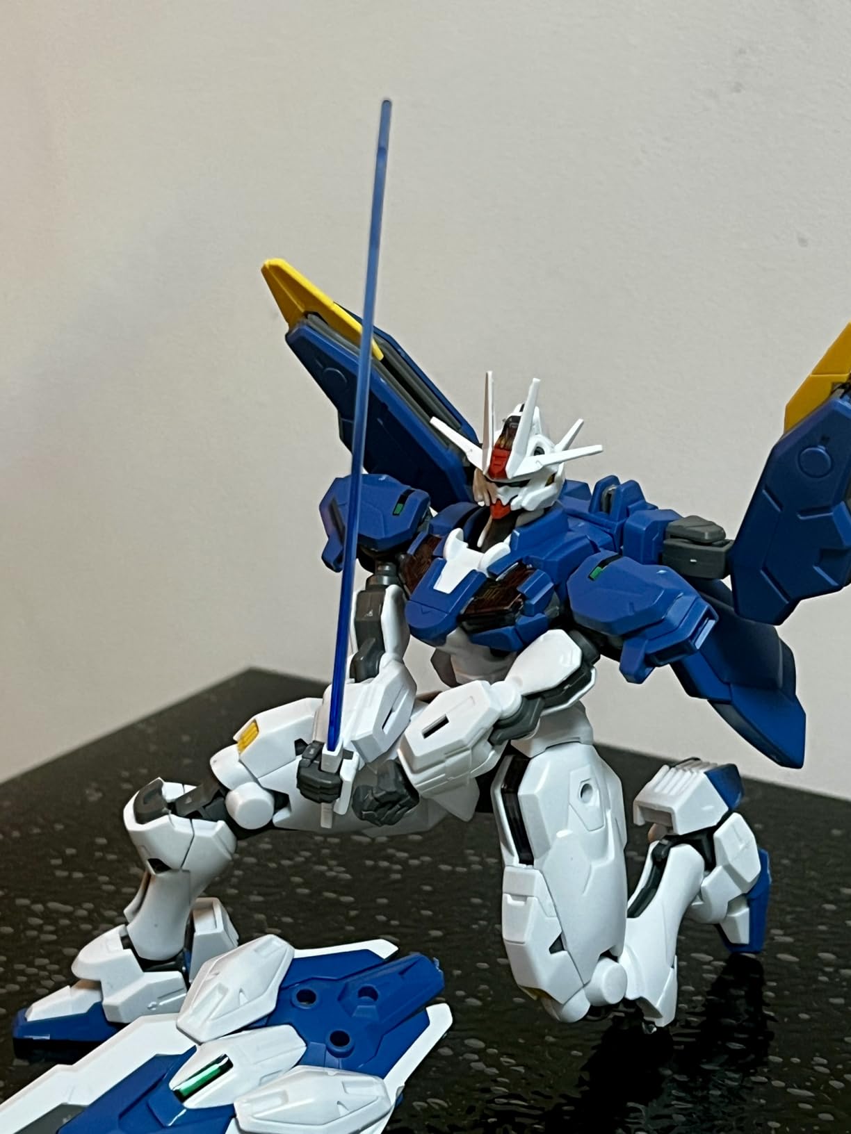 Bandai Hobby - Mobile Suit Gundam: The Witch from Mercury - #19 Gundam Aerial Rebuild, Bandai Spirits HG 1/144 Model Kit,Blue customer photo 2