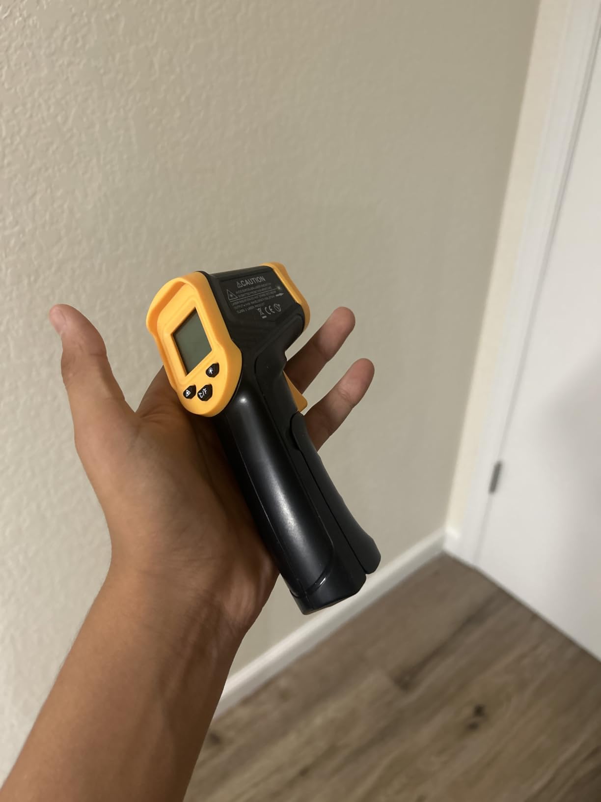 Digital Infrared Thermometer gun for cooking,BBQ,Pizza oven,Ir Thermometer with Backlight,-58℉~932℉(-50℃~500℃) Handheld Non Contact Heat Laser Temperature Gun (Not for Human) customer photo 1