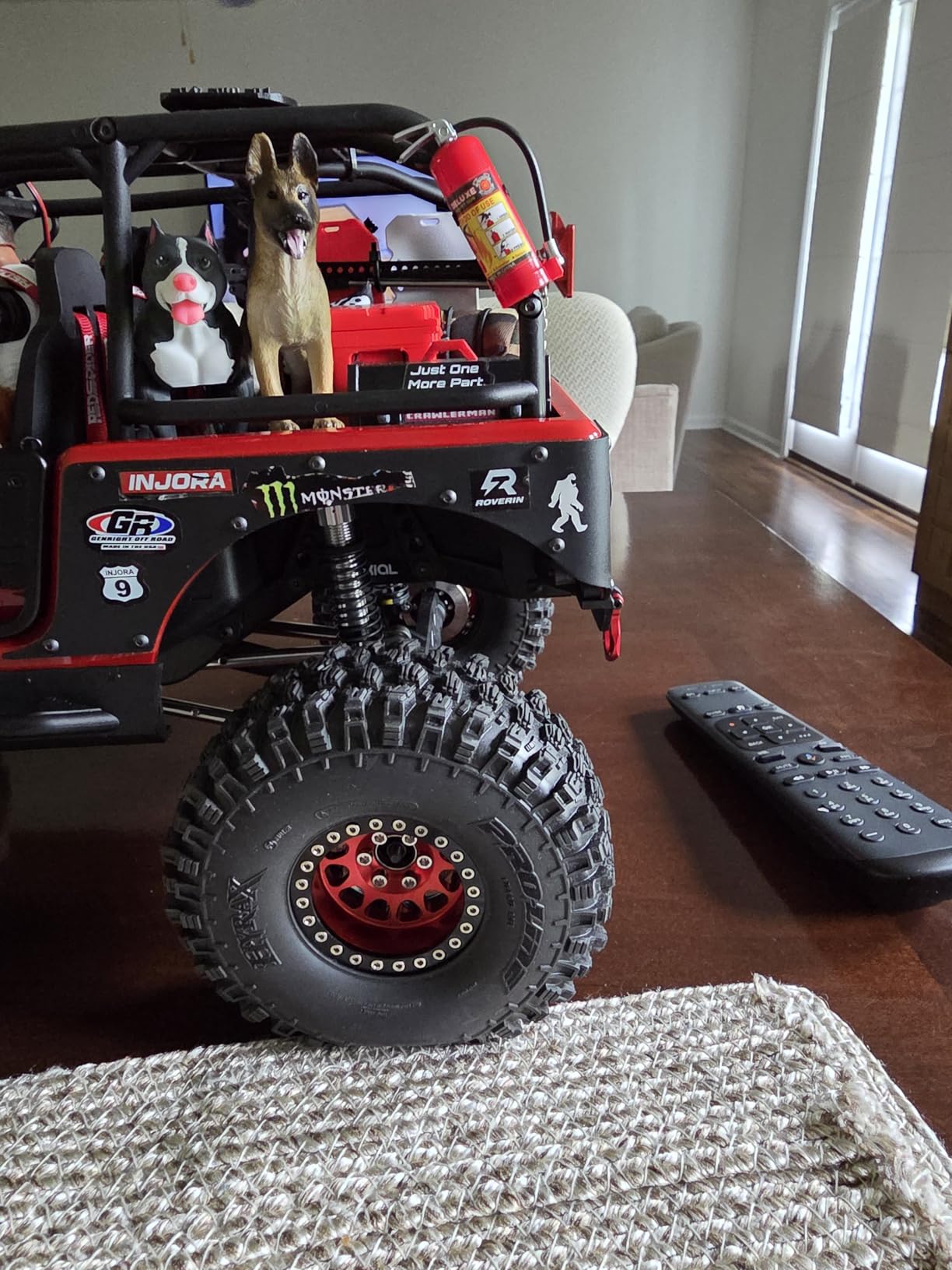 INJORA 1.9 Beadlock Wheel Offset -10.4mm for 1/10 RC Crawler(Black&Sliver) customer photo 1