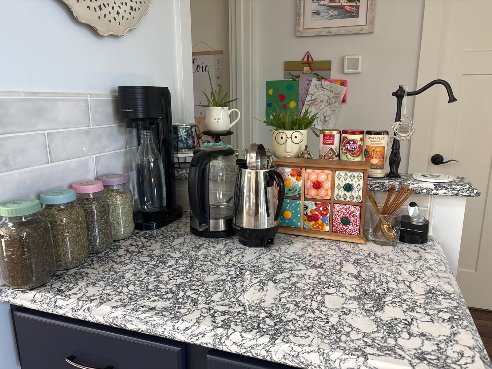 SodaStream Gaia Sparkling Water Maker Kit, Black customer photo 1
