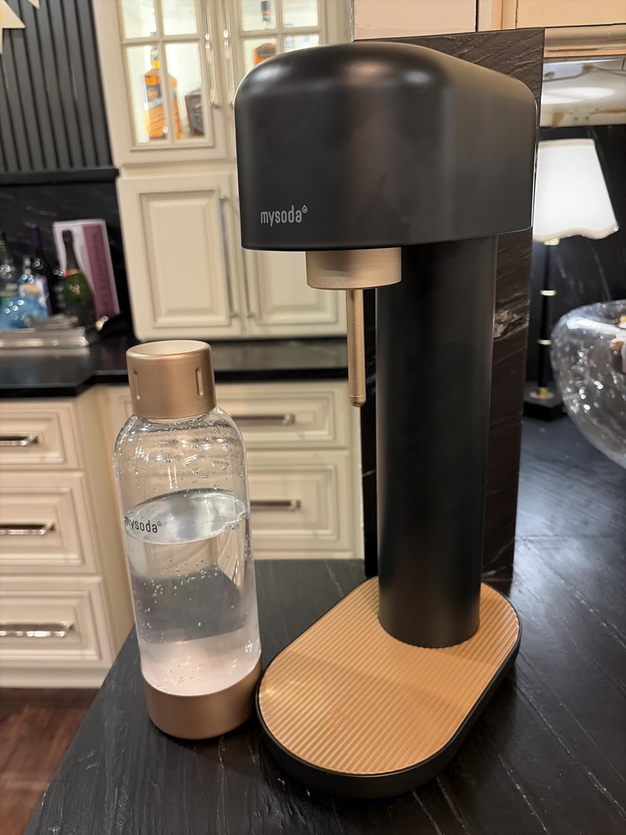 Mysoda Ruby 2 Sparkling Water Maker - with 1L Bottle - Black Copper customer photo 2