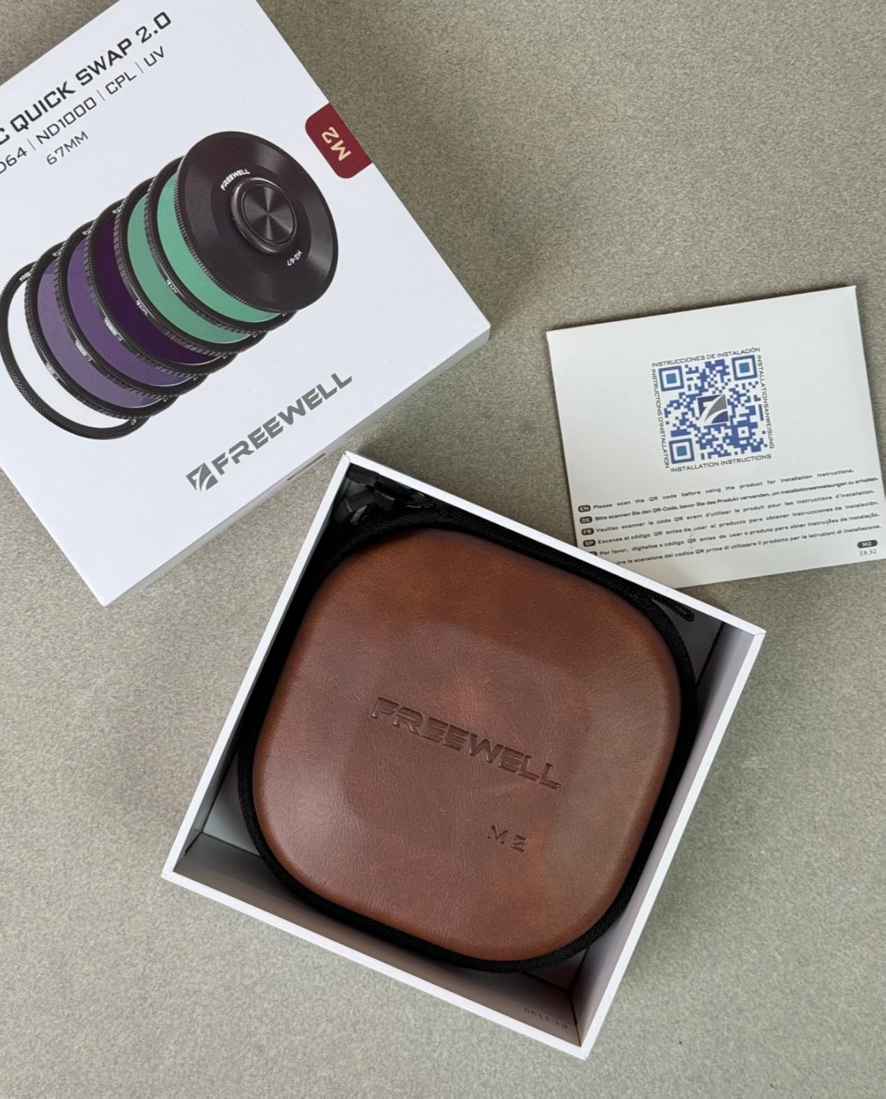Freewell M2 Magnetic Quick Swap 5-Pack 82mm ND8, ND64, ND1000, CPL & UV Filters customer photo 1