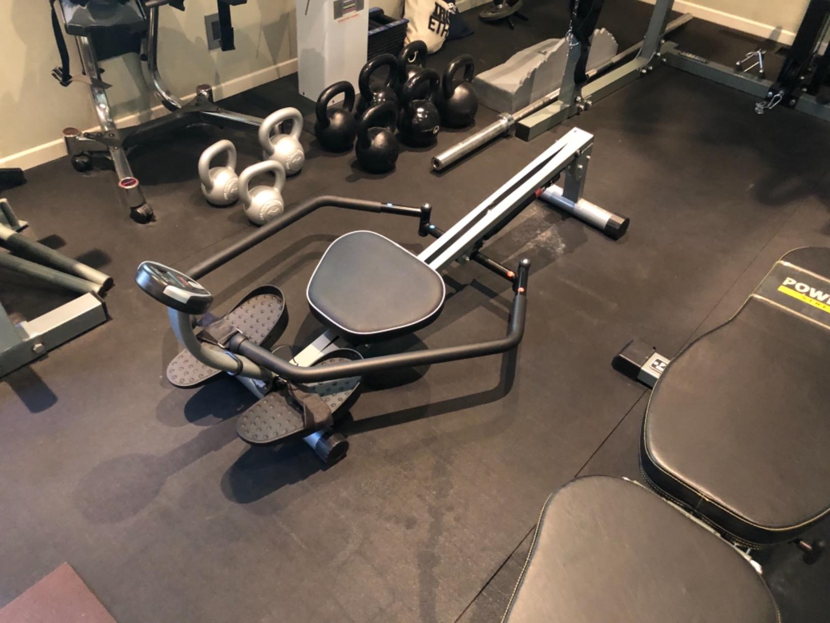 Sunny Health & Fitness Smart 360° Dual-Function Magnetic Rowing Machine, Full-Motion Workout with 51-Inch Extended Rail, Total-Body Training for Home, Free SunnyFit APP Connection customer photo 2