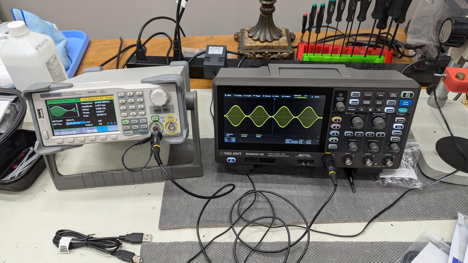 Siglent Technologies SDS804X HD 70 MHz 12-bit Digital oscilloscopes 4CH customer photo 1