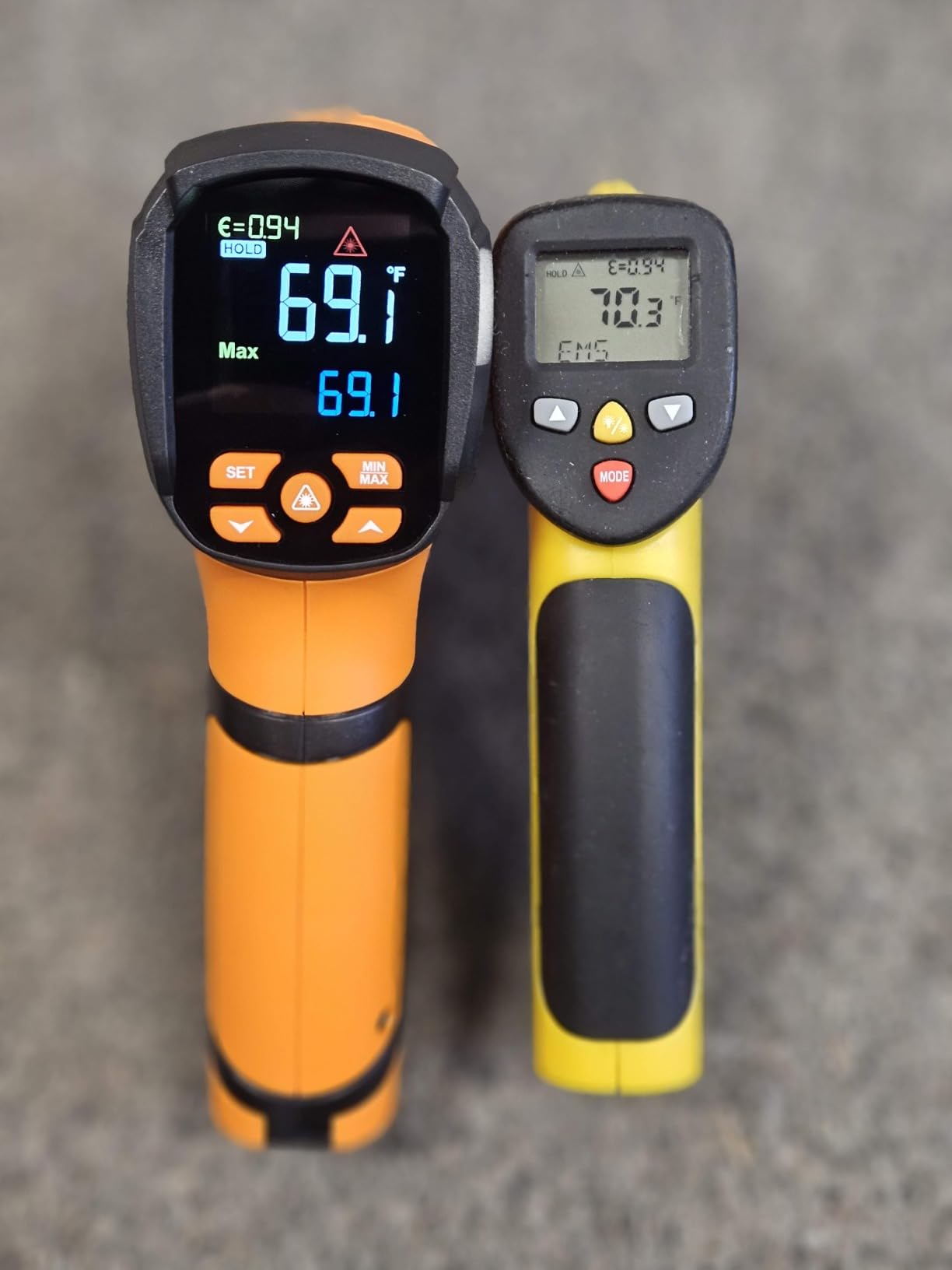 Infrared Thermometer Temperature Gun, -40℉-3632℉, High Temp Thermometer with Thermocouple Probe, Non-Contact 50:1 Pyrometer Dual Laser Thermometer Gun for Engine, Kiln, Forging, Industrial customer photo 1