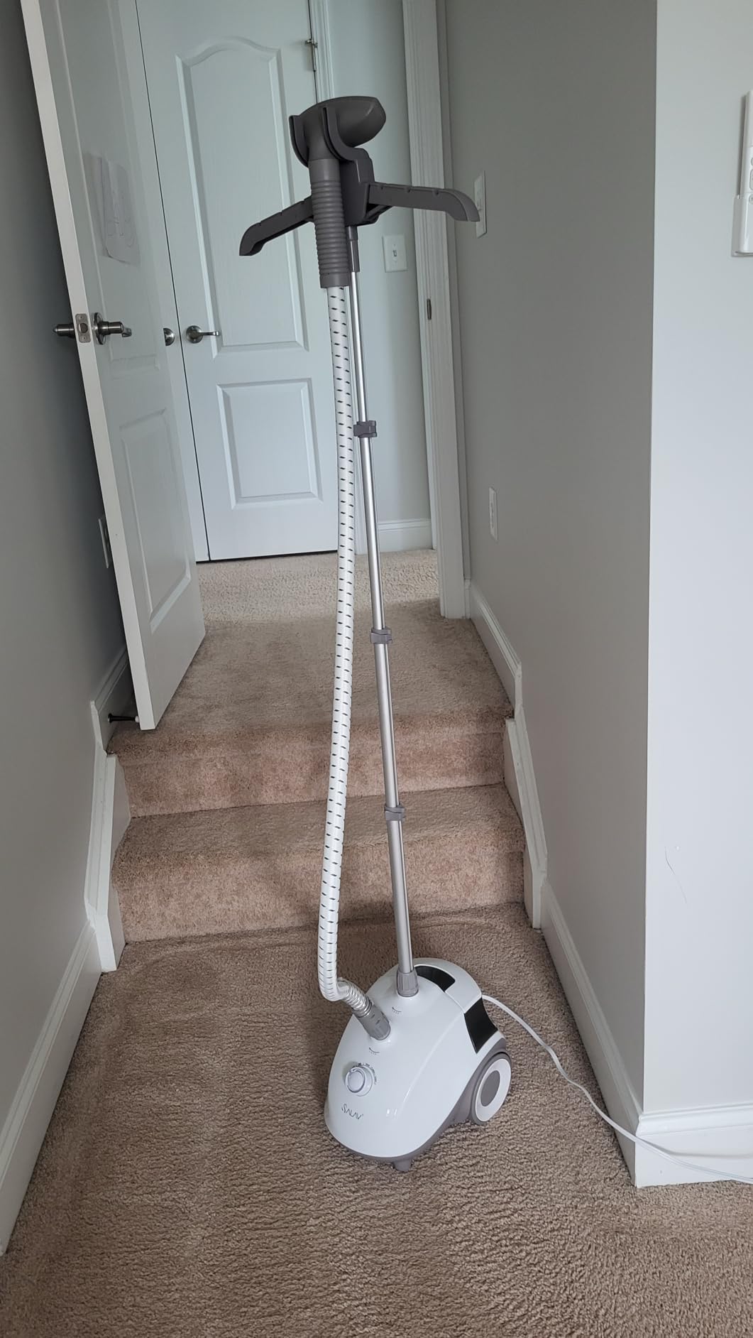SALAV Standing Garment Steamer w/ 4 Steam Settings, 2pc Descaler Packets customer photo 1