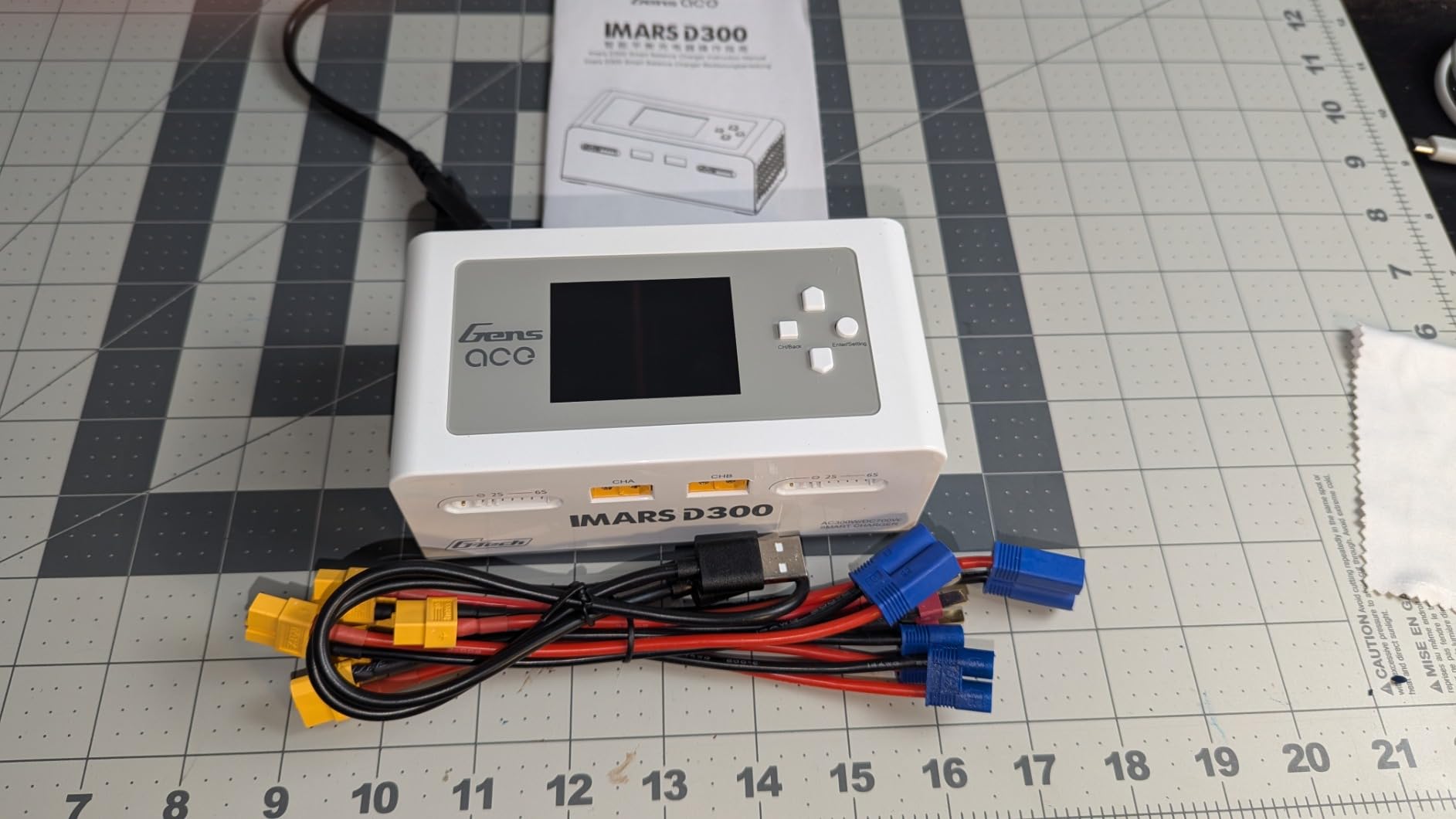 IMARS D300 Balance Charger, Gens Ace Dual Channel for RC 1~6S.White customer photo 1