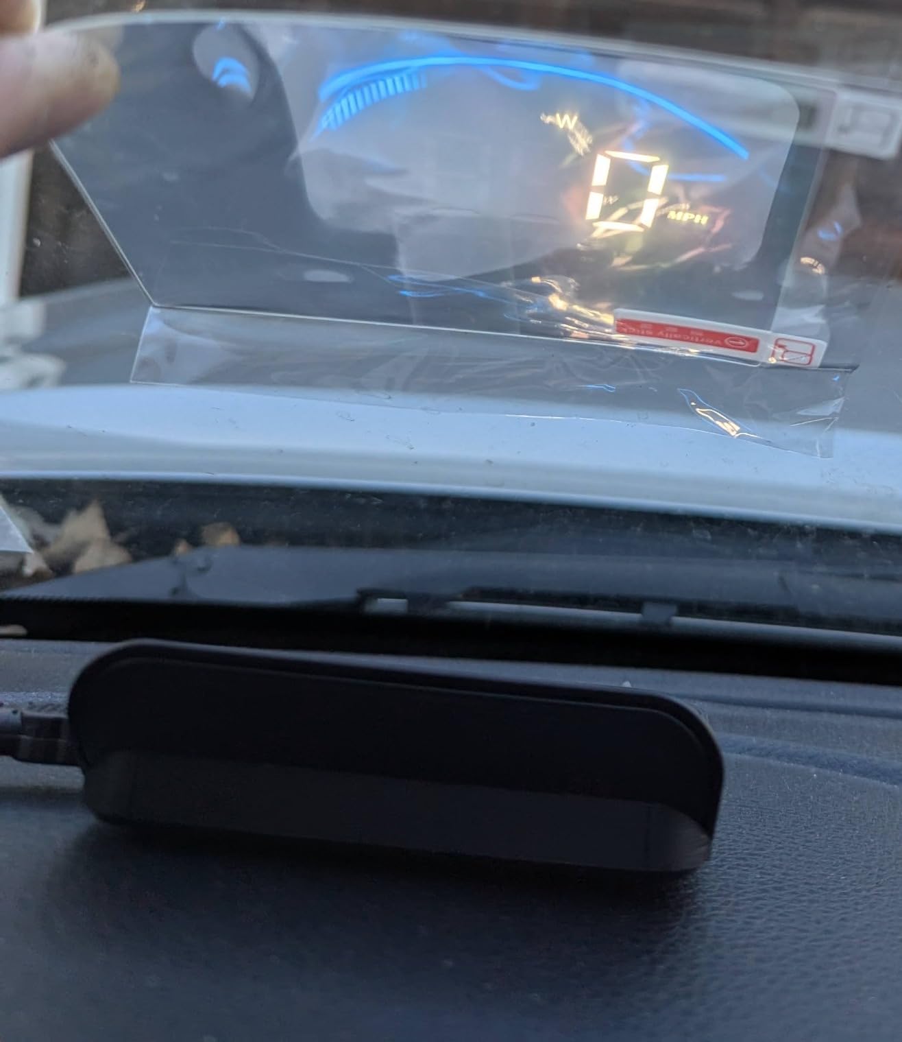 Liiiyuan M11 Heads up Display Windshield Projector, OBD2/GPS Speedometer MPH with Speed, 3.5 inch CAR HUD Overspeed Warning, Display Water Temperature, Display distance customer photo 2