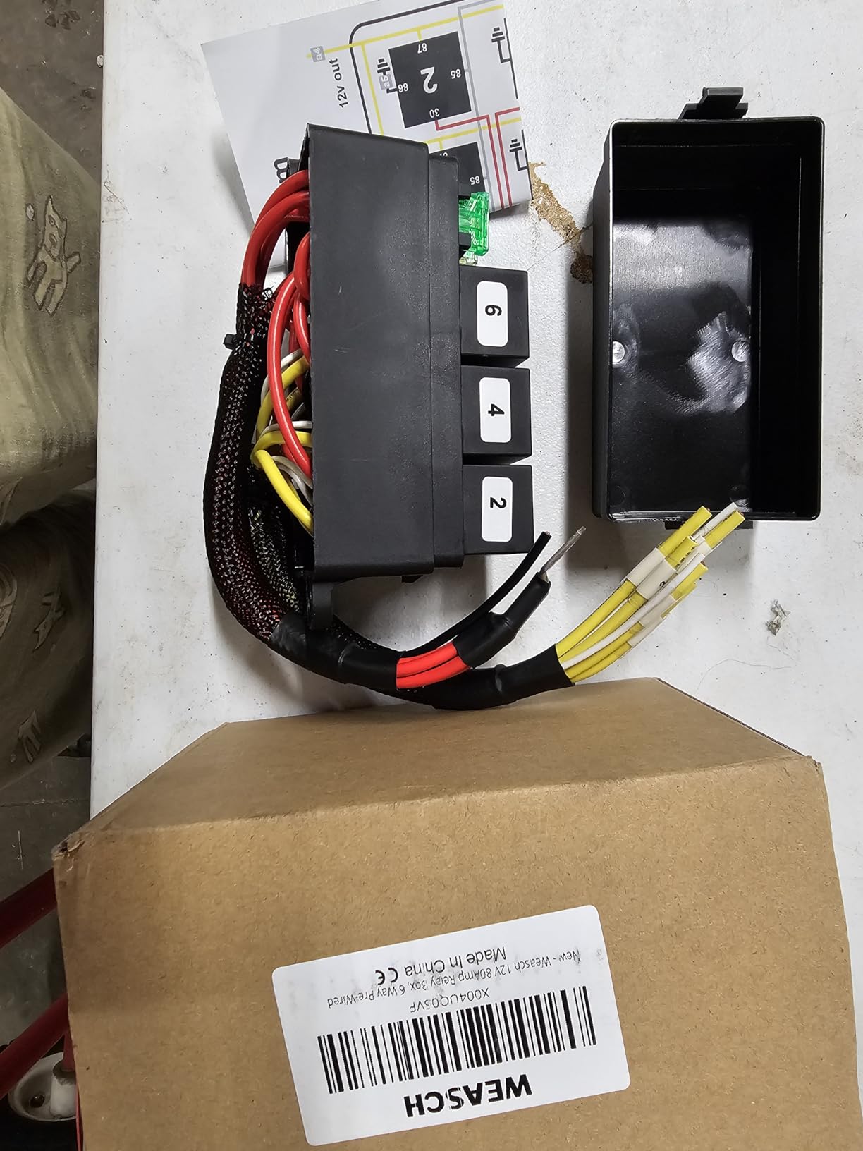 12V 6 Way Pre-Wired Fuse Relay Box Kit with Two 80A 4-Pin Relays customer photo 1