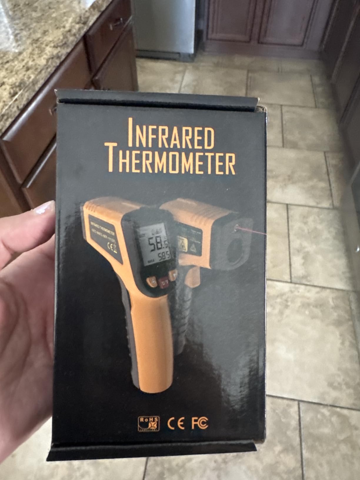 KNINE OUTDOORS Infrared Thermometer Gun, -58℉ to 1112℉ customer photo 1