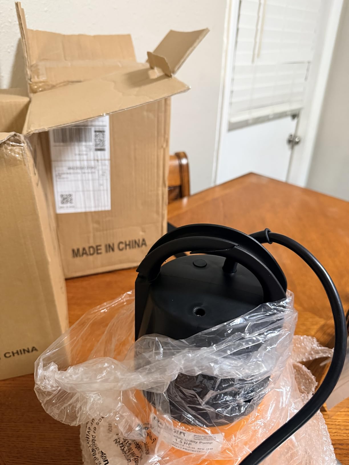 Sump Pump Submersible With 25Ft. Hose, Submersible Pump, 25Ft Cord, 4000GPH customer photo 2