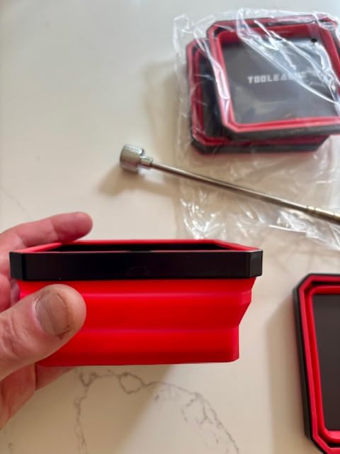 4Pcs Collapsible Magnetic Parts Tray Set with 15Lb Magnetic Pickup Pen customer photo 1