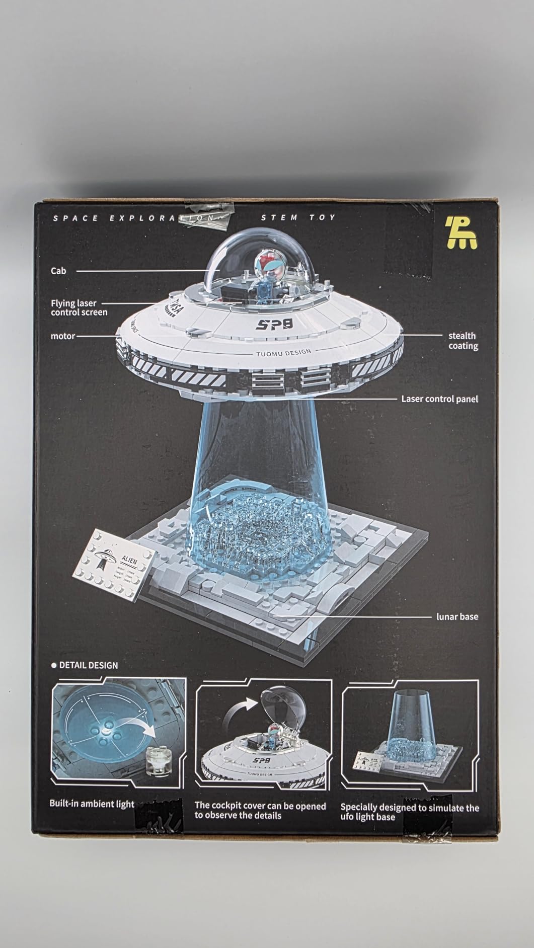 Space Station Building Set Spaceship Model and Display Stand 1583P customer photo 2