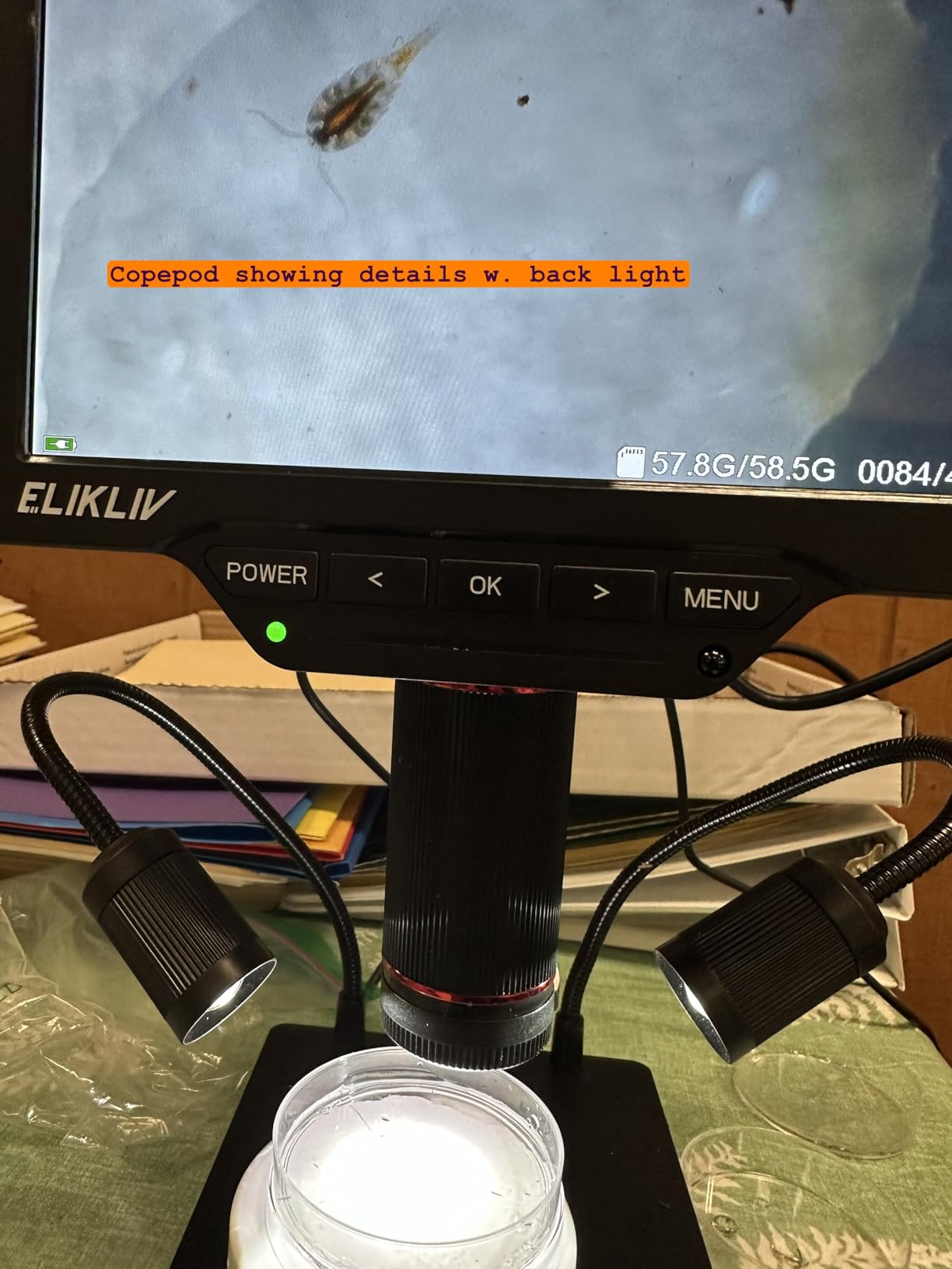 Elikliv Magnetic 3-Lens Digital Microscopes, 4K 10.1