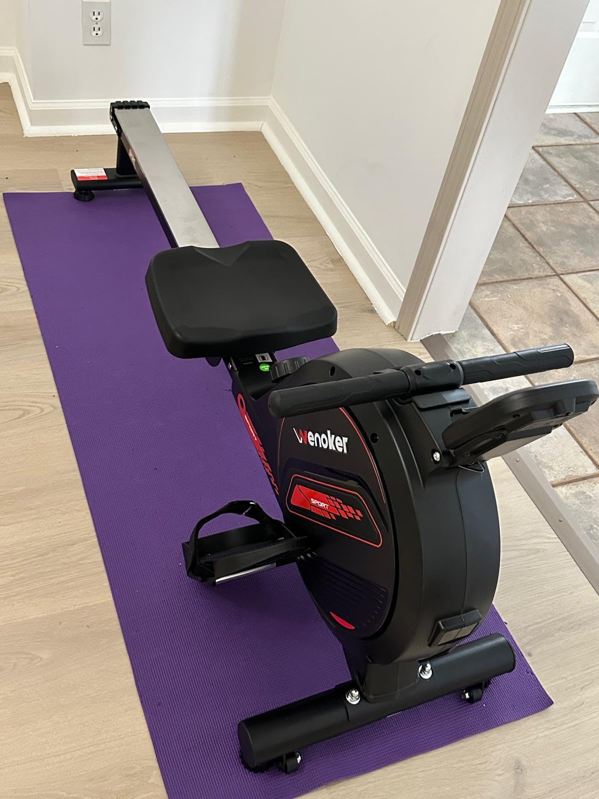 Wenoker Magnetic Rowing Machine for Home,Quiet & Smooth,Full Body Workout customer photo 1