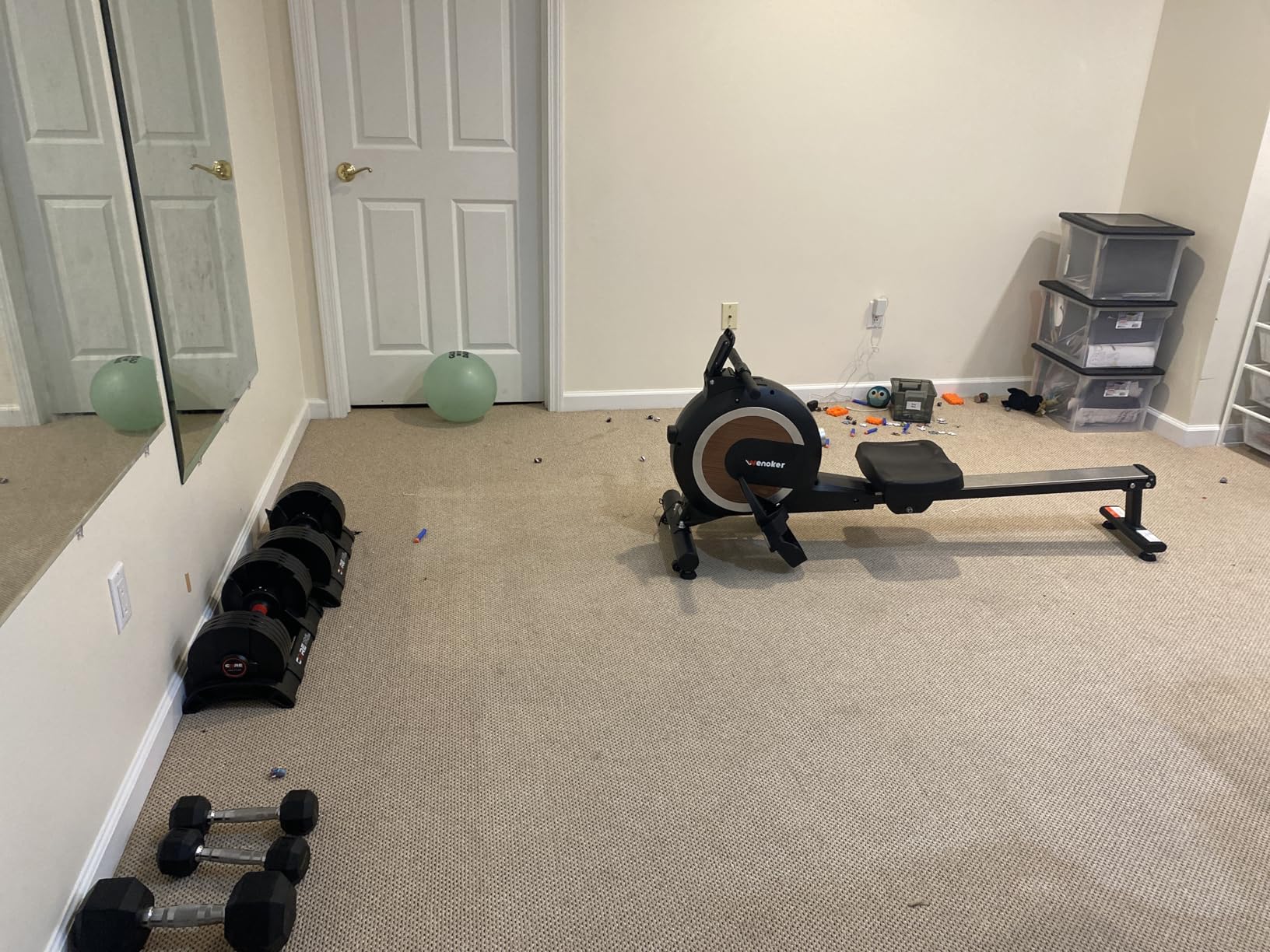 Wenoker Magnetic Rowing Machine for Home,Quiet & Smooth,Full Body Workout customer photo 2
