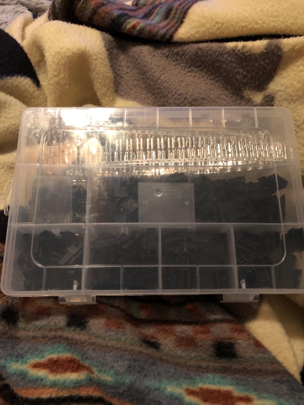 SN-2549 Ratcheting Open Barrel Crimper Kit, 2316PCS JST-XH 2.54mm/JST-PH 2.0mm/DuPont Connectors & Terminals, w/Pin Headers & Ribbon Cable, 0.08-1.0mm² (28-18 AWG) customer photo 1