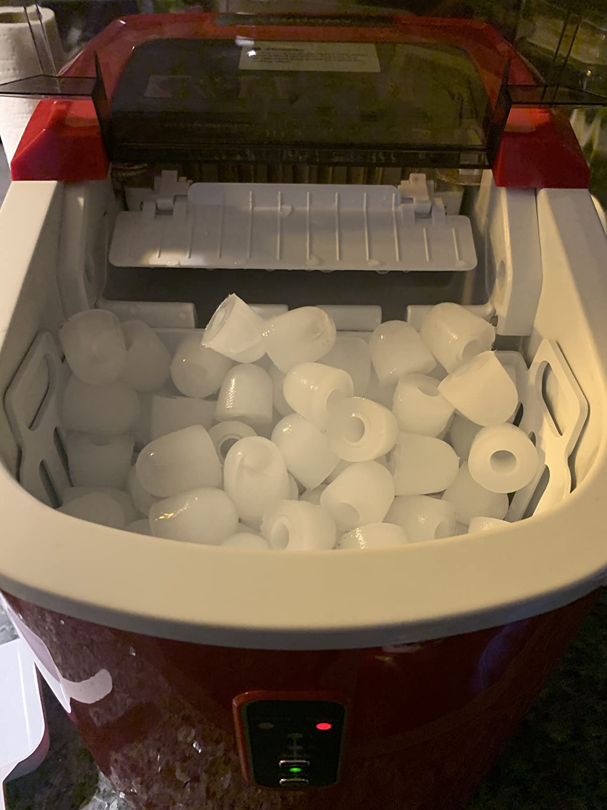 EUHOMY Under Counter Nugget Ice Maker Machine, 70Lbs/Day, Bulit-in Freestanding Ice Maker with Double Ice Baskets, Self-Cleaning & 24H Timer Ice Machine, for Home Use(Silver) customer photo 1