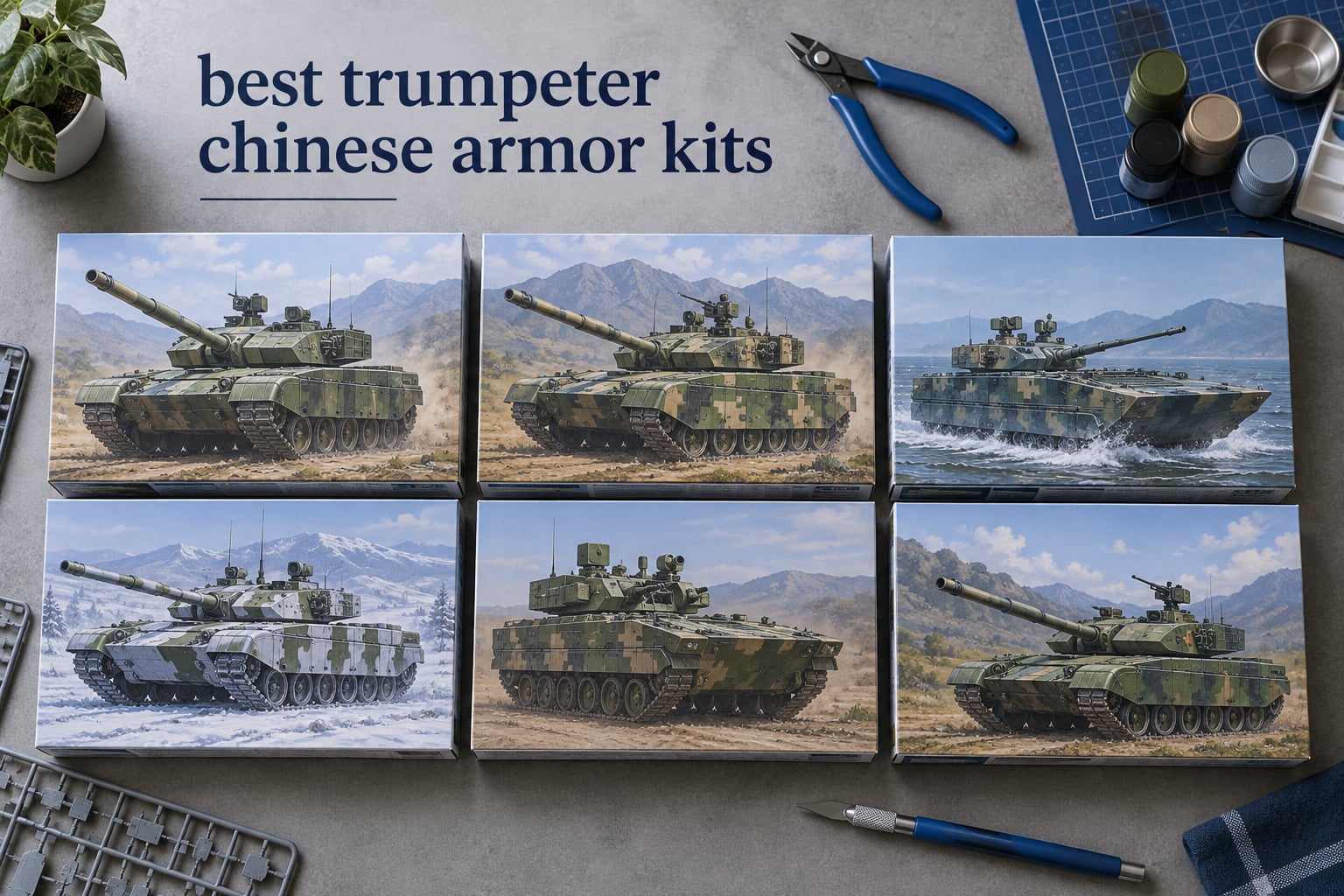best trumpeter chinese armor kits