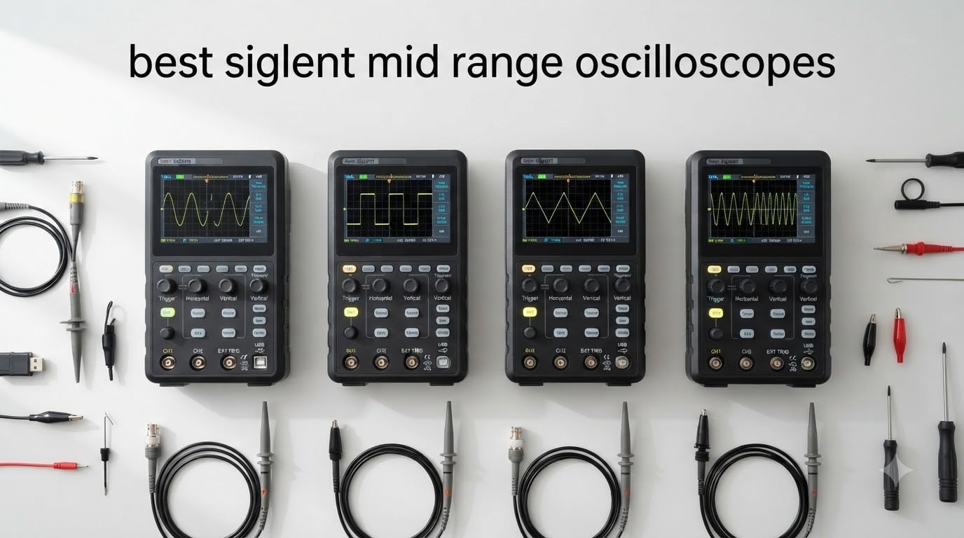 best siglent mid range oscilloscopes